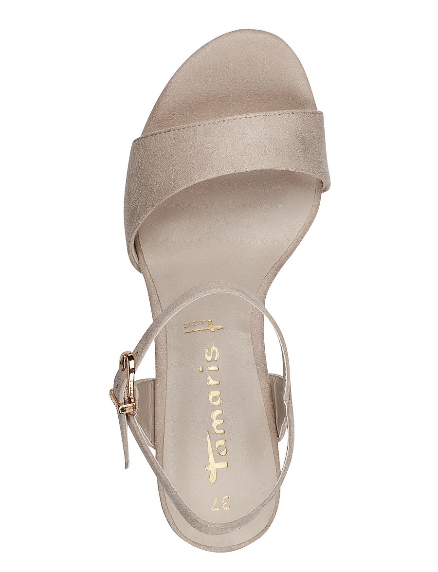 Tamaris - Women Sandals - sandaler med hæl - beige - 2