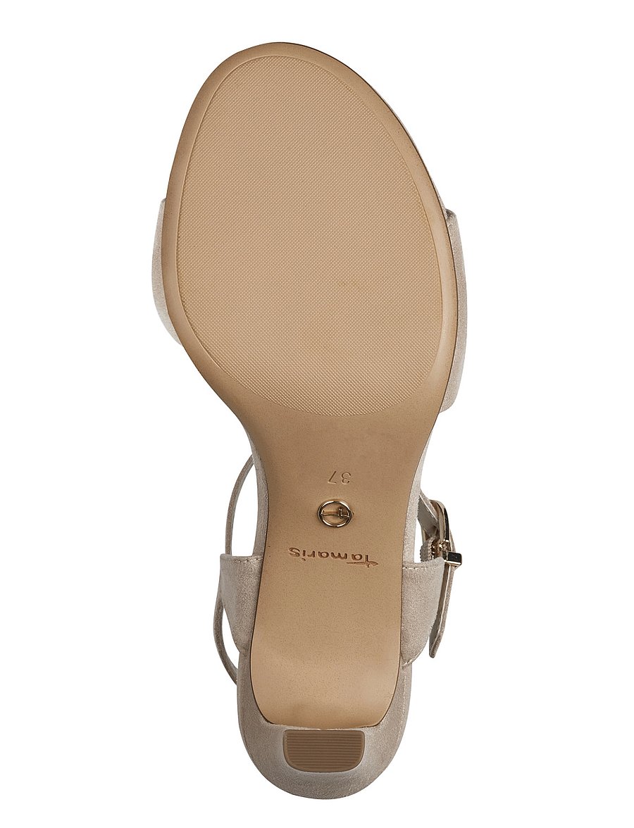 Tamaris - Women Sandals - sandaler med hæl - beige - 3