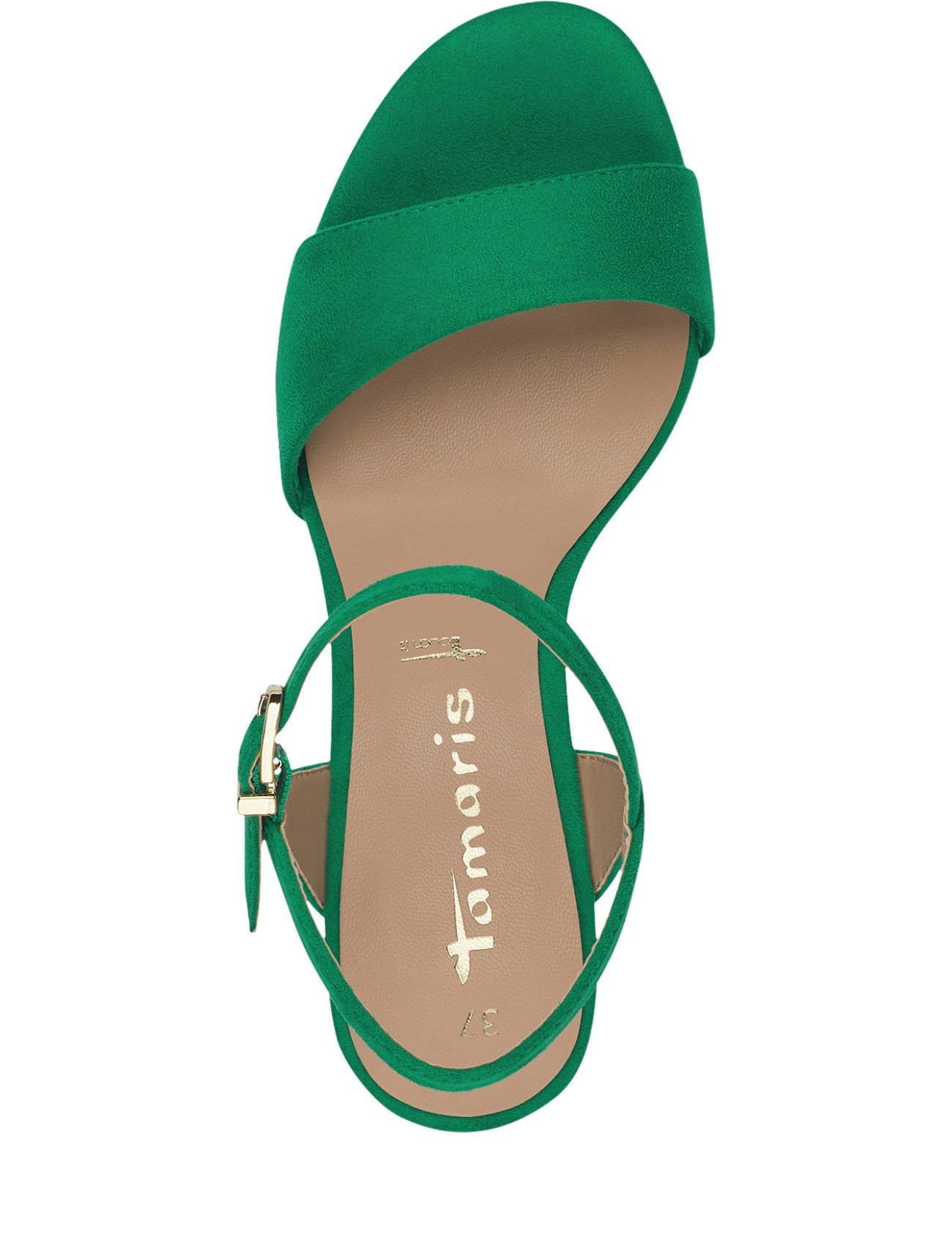 Tamaris - Women Sandals - sandaler med hæl - green - 1