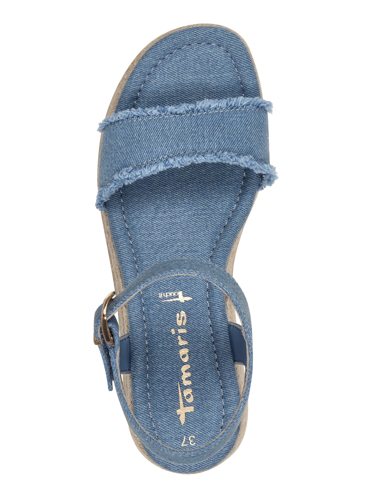 Tamaris - Women Sandals - espadrilles met sleehak - denim - 1