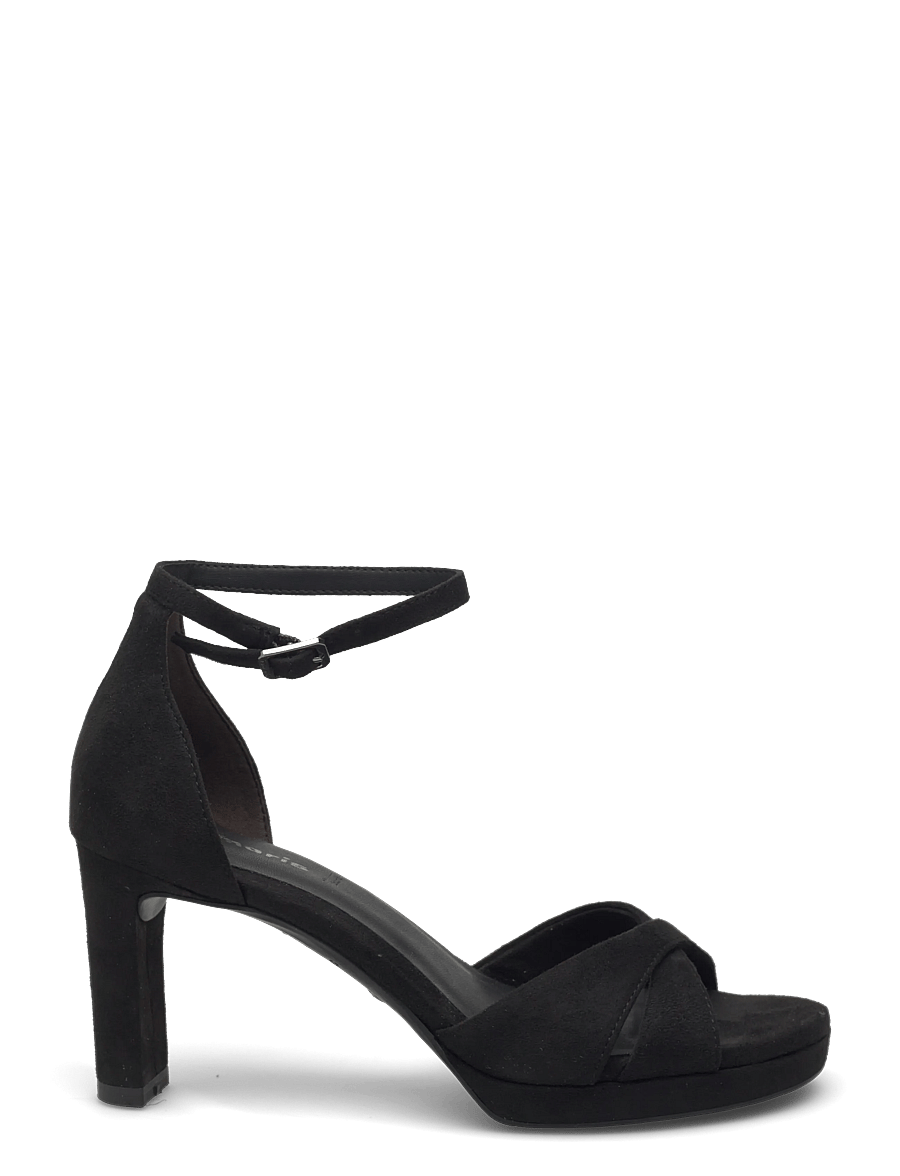 Tamaris - Women Sandals - sandaler med hæl - black - 1