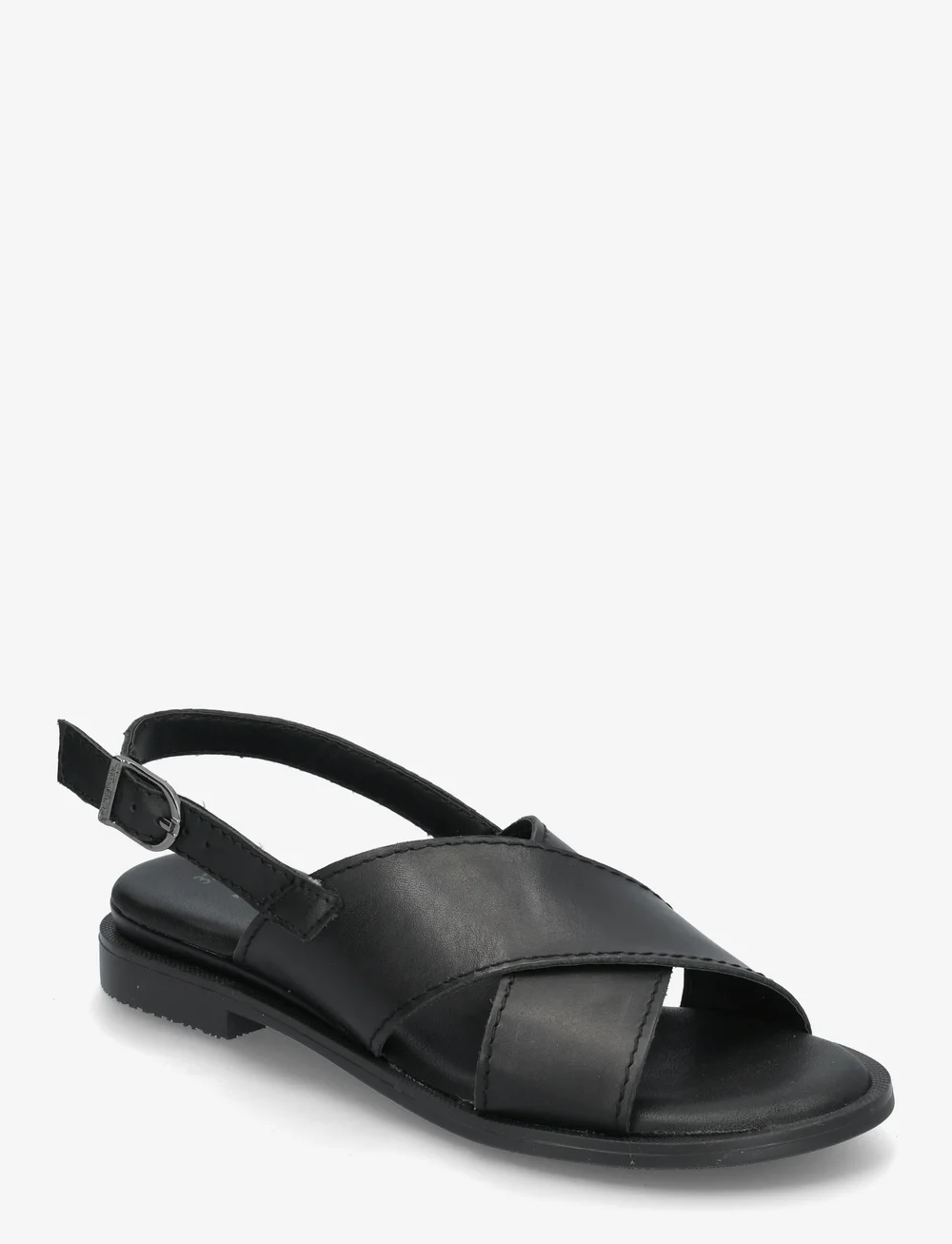 Tamaris - Women Sandals - kontsata sandaalid - black leather - 0