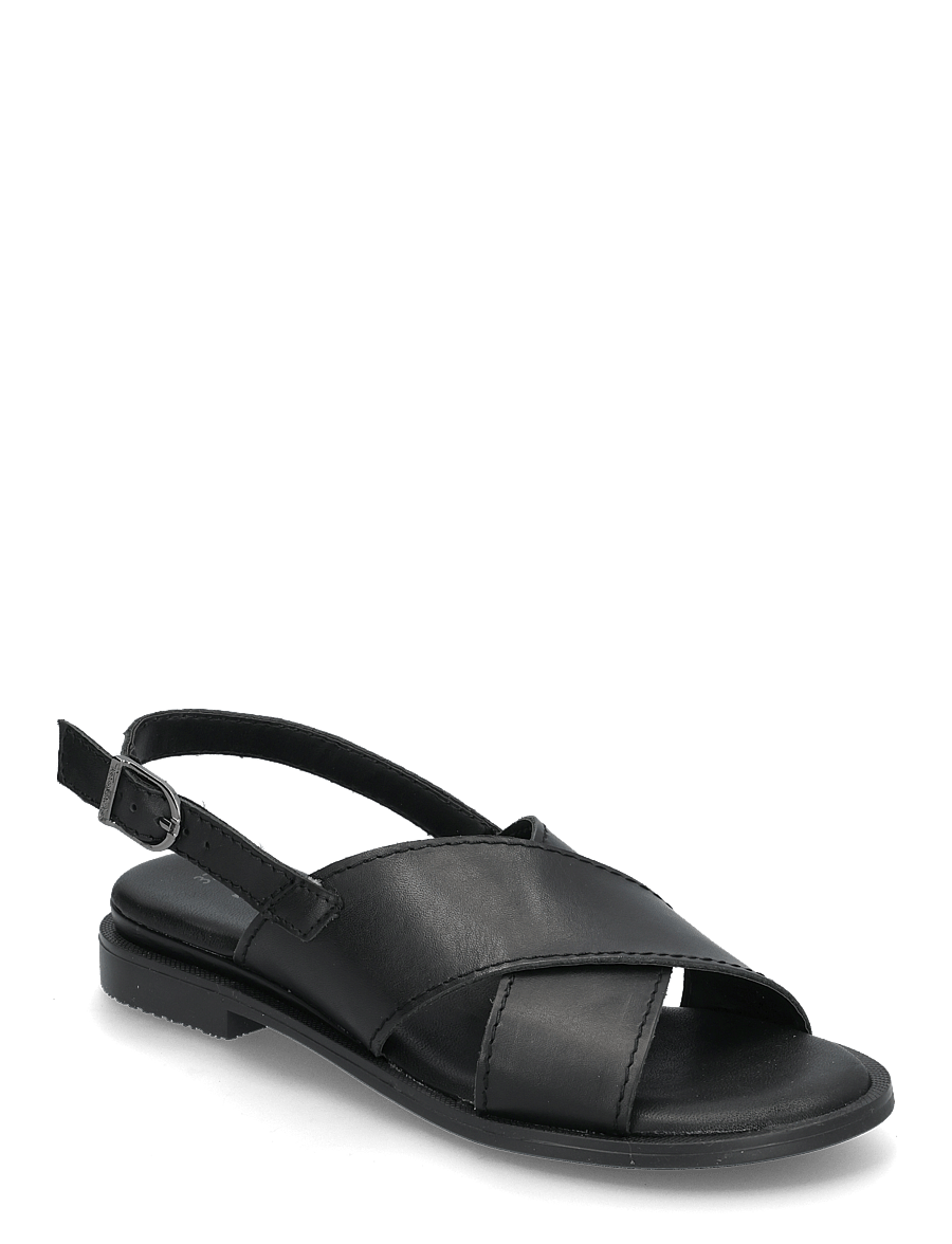 Tamaris - Women Sandals - matalat sandaalit - black leather - 0