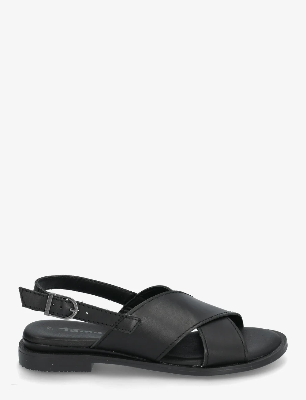 Tamaris - Women Sandals - kontsata sandaalid - black leather - 1