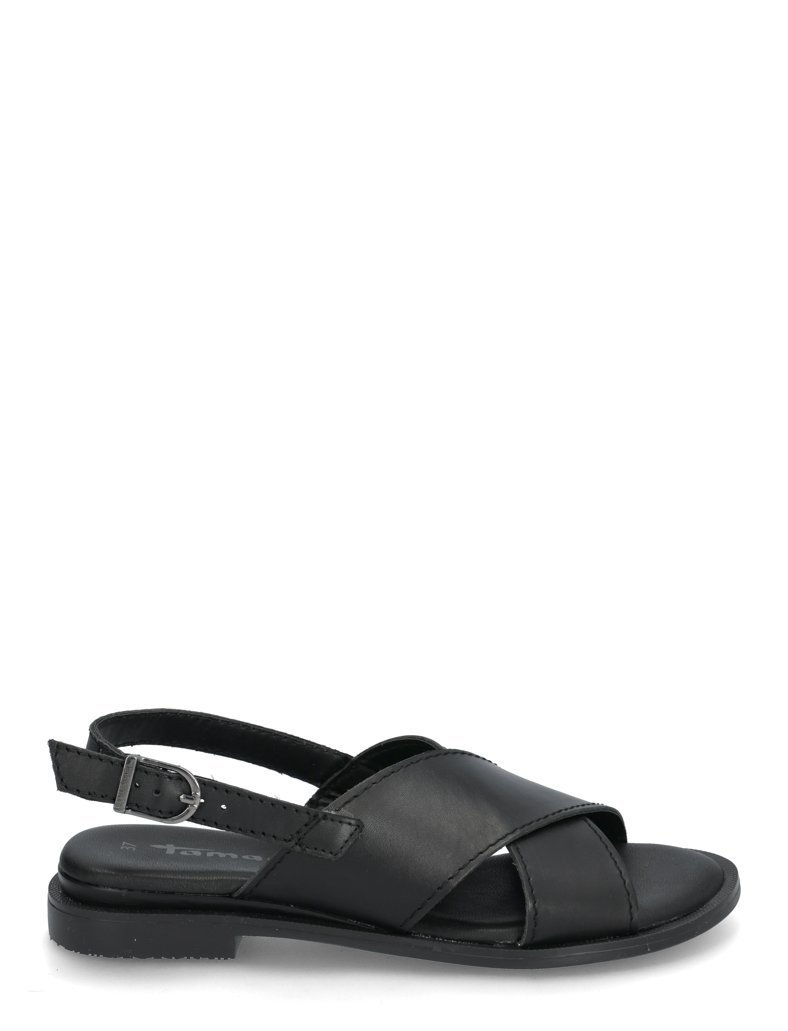 Tamaris - Women Sandals - matalat sandaalit - black leather - 1