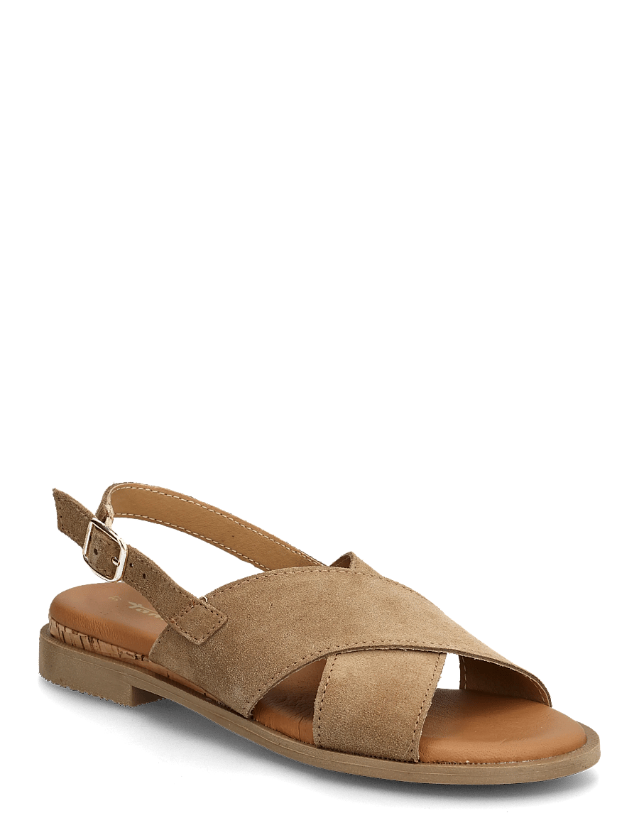 Tamaris - Women Sandals - flat sandals - brown - 0