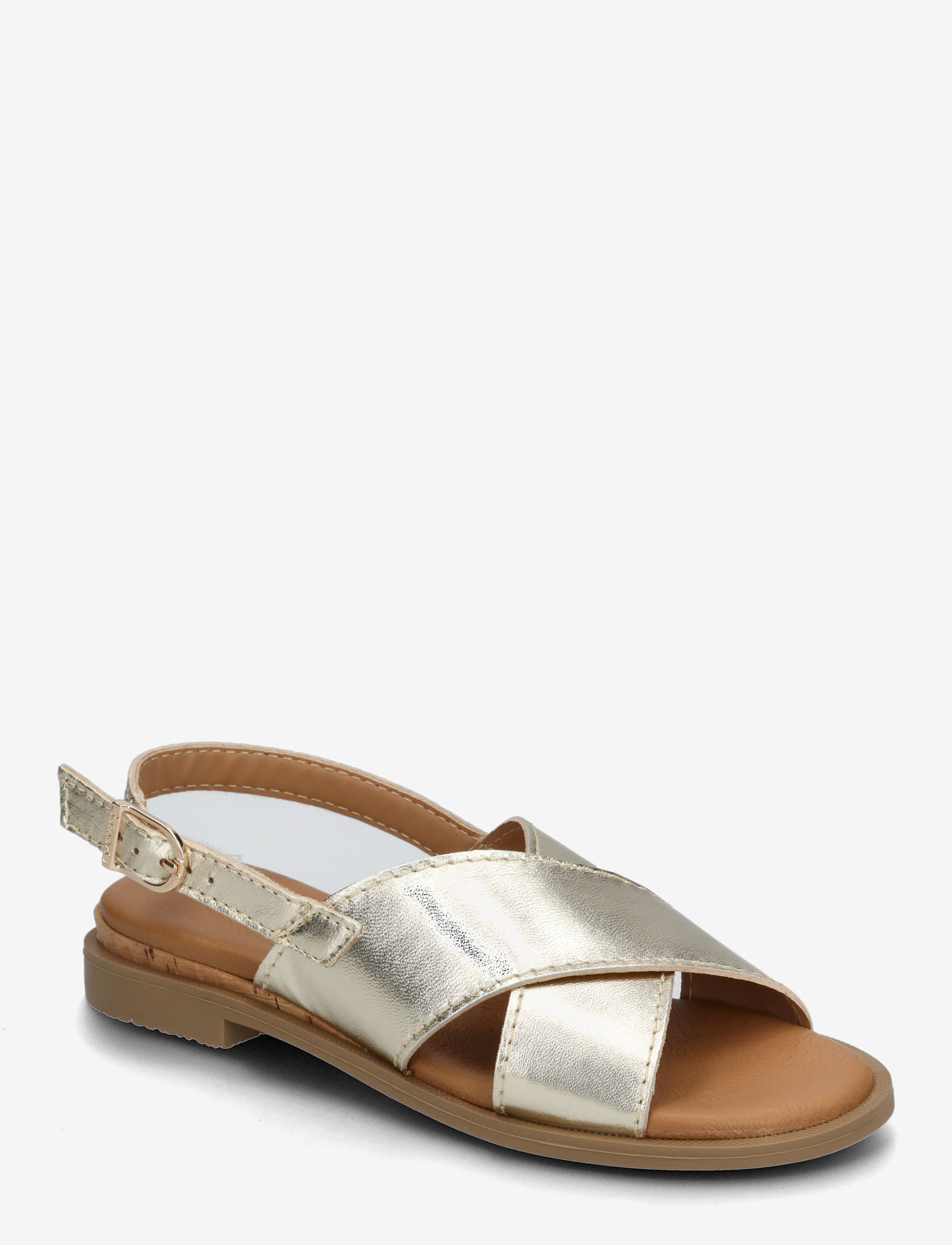 Tamaris - Women Sandals - flat sandals - light gold metallic - 0