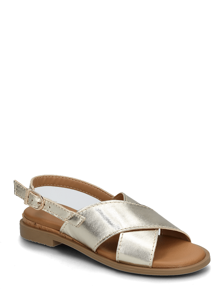 Tamaris - Women Sandals - platta sandaler - light gold metallic - 0