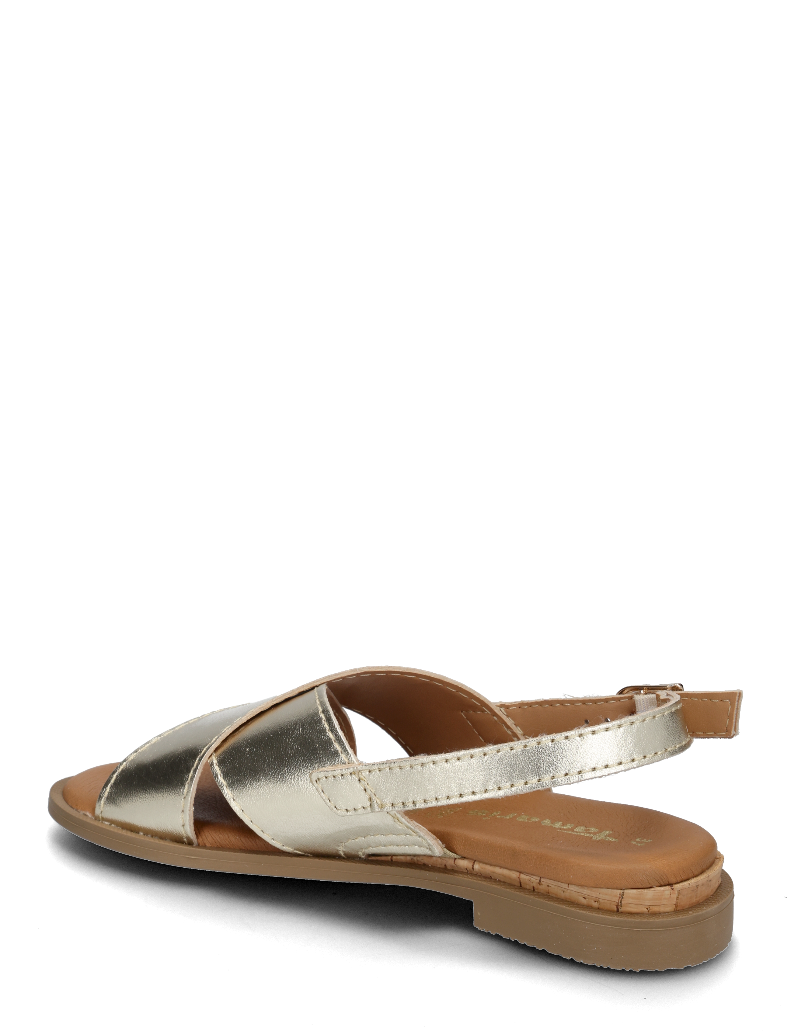 Tamaris - Women Sandals - platta sandaler - light gold metallic - 2