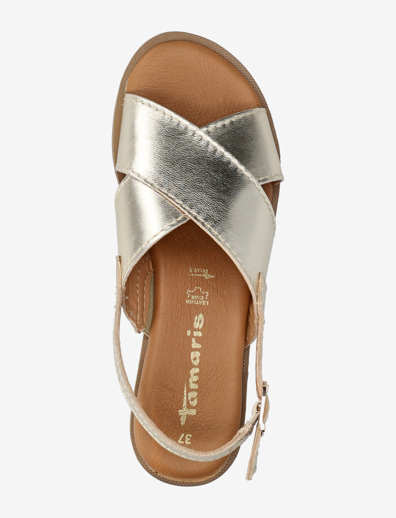 Tamaris - Women Sandals - flat sandals - light gold metallic - 3