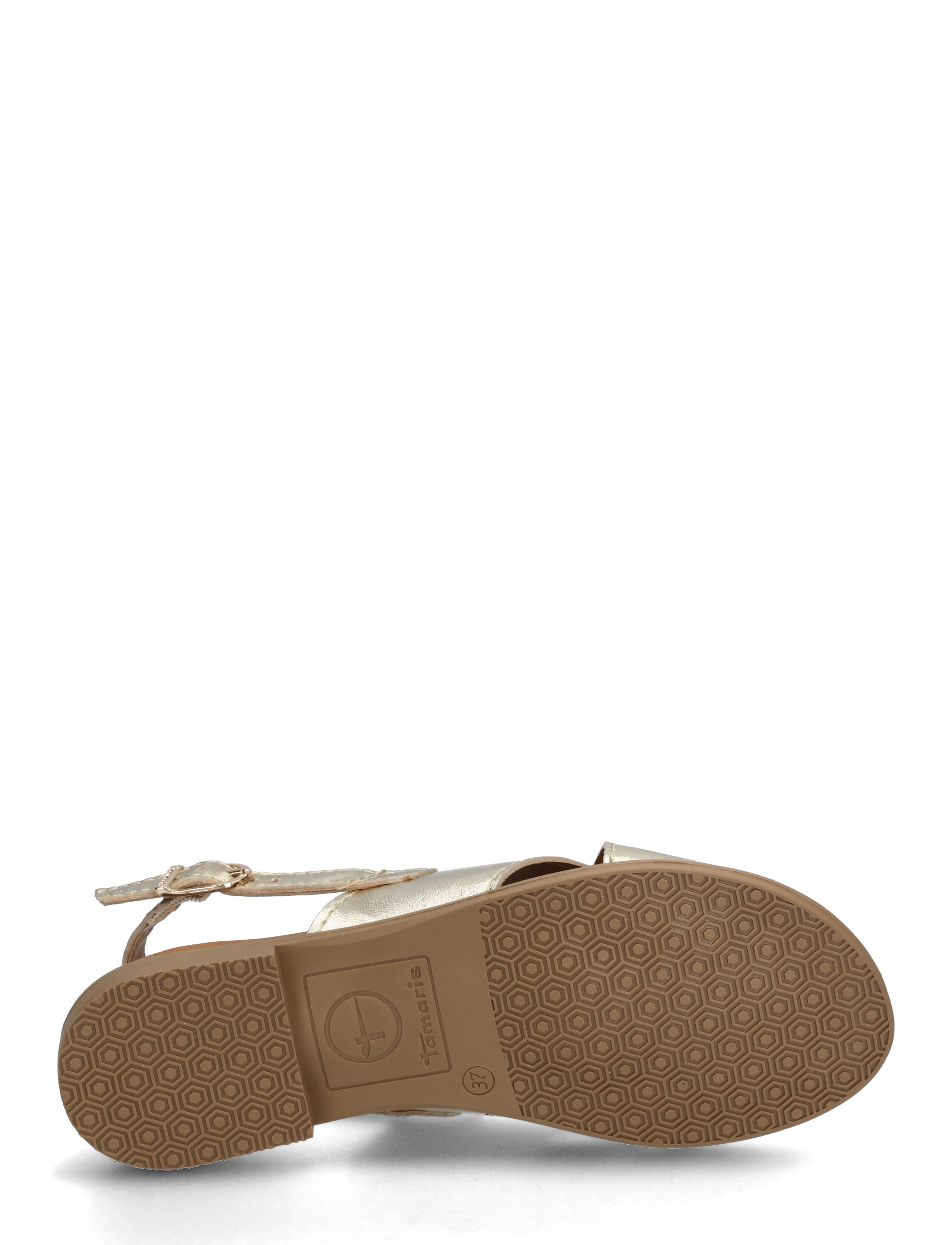 Tamaris - Women Sandals - platta sandaler - light gold metallic - 4