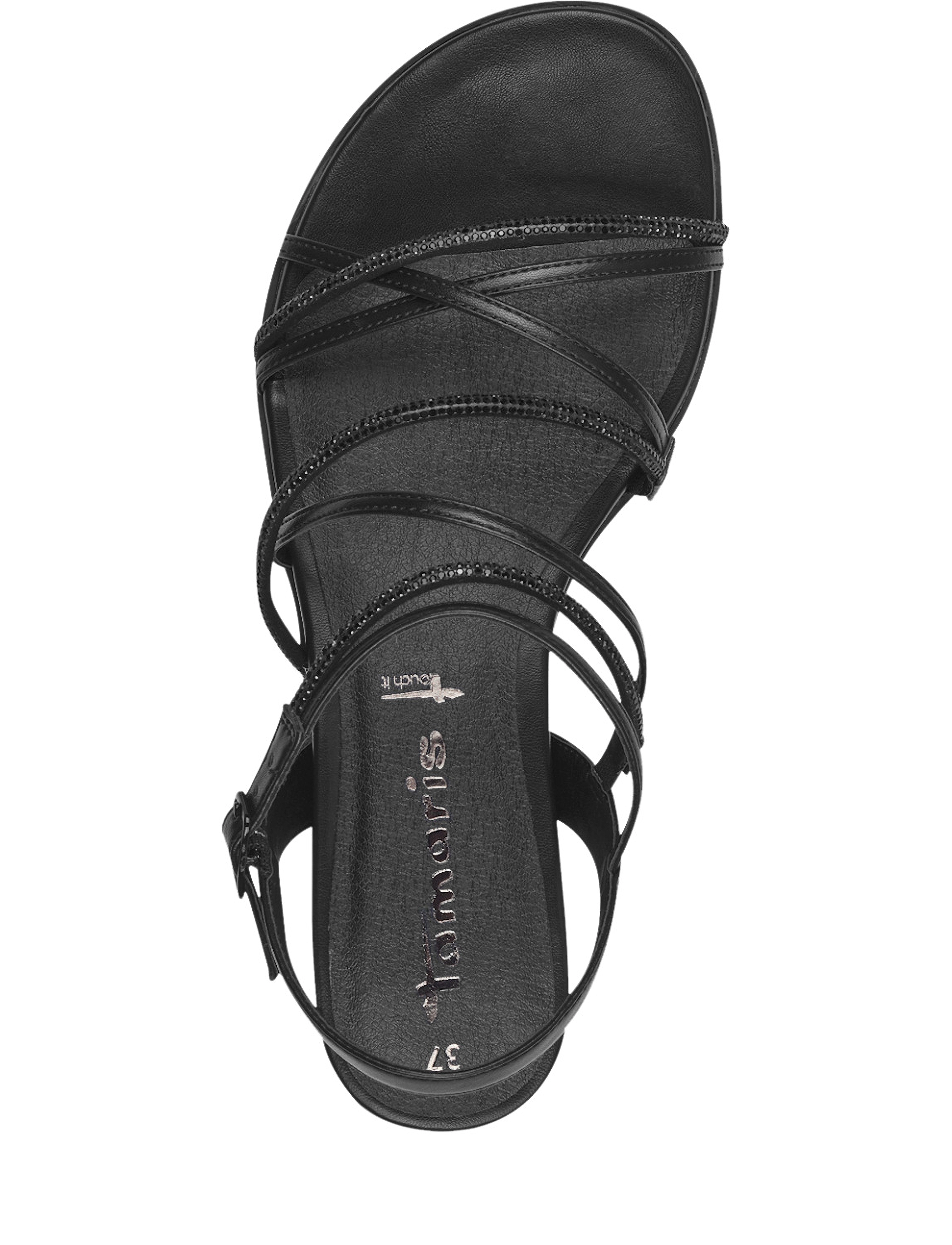 Tamaris - Women Sandals - flade sandaler - black - 1