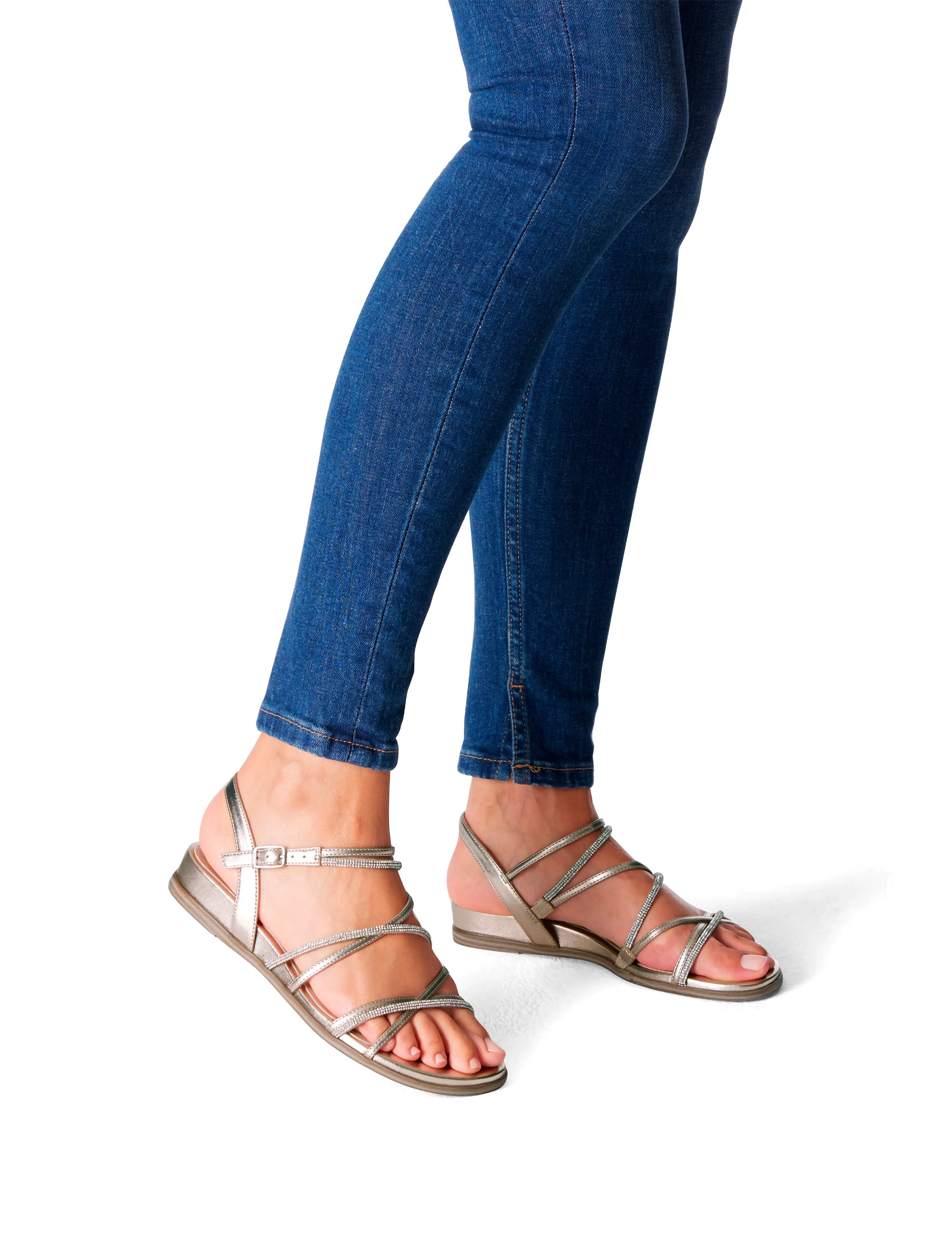 Tamaris - Women Sandals - gladiaatori-sandaalid - light gold - 5