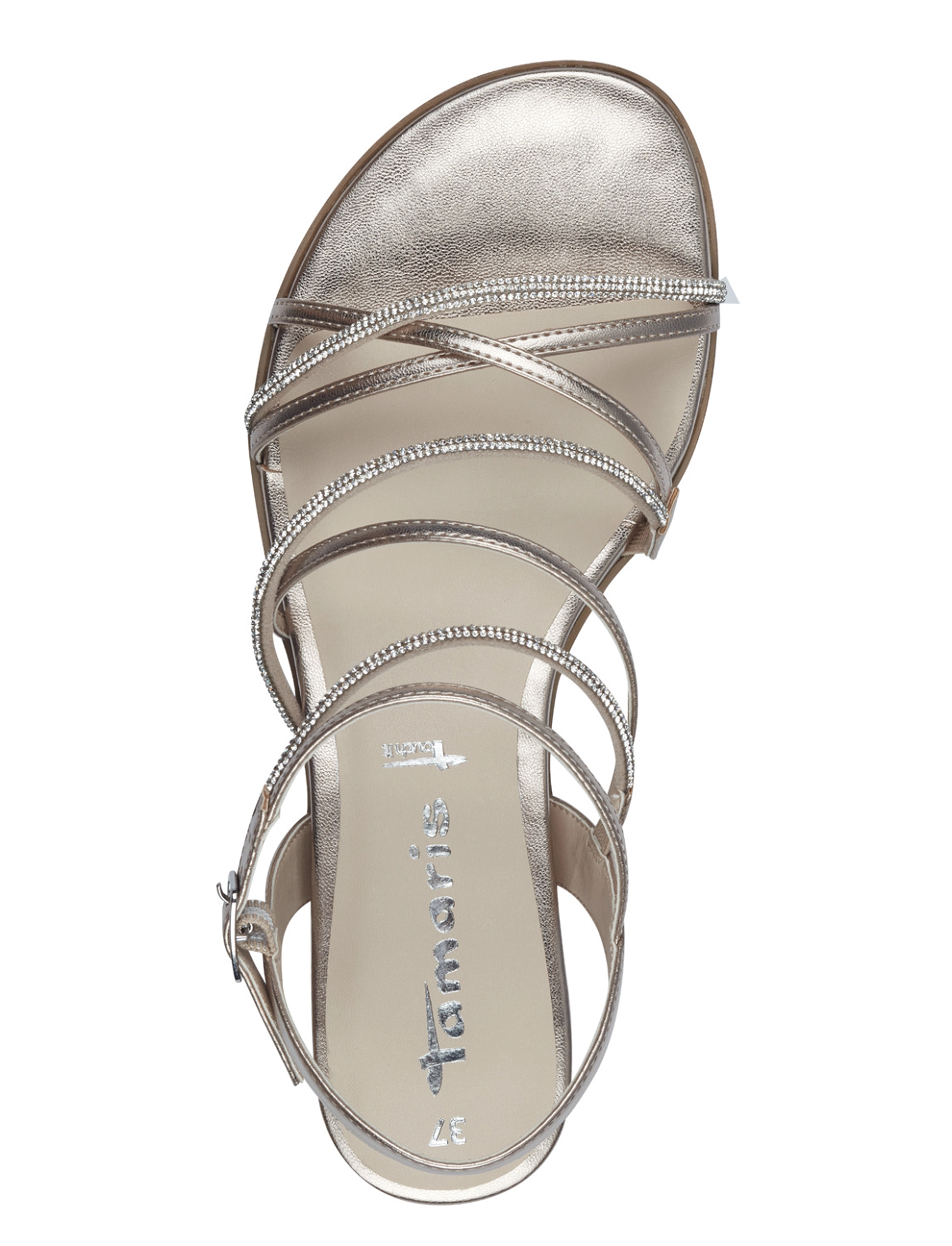 Tamaris - Women Sandals - gladiaatori-sandaalid - light gold - 1