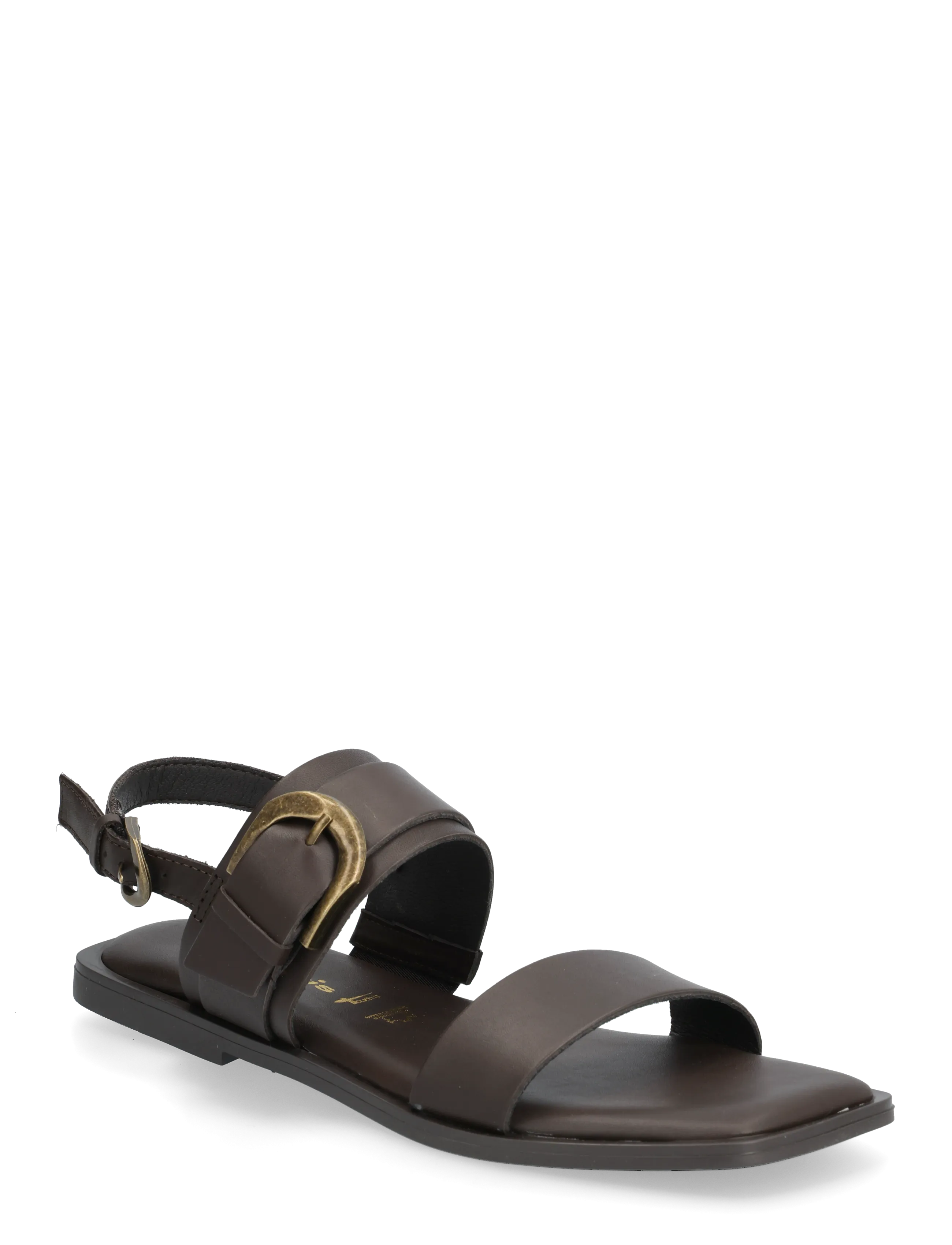 Tamaris Women Sandals, 37, Brown, Sandaler > Flade Sandals, Dame