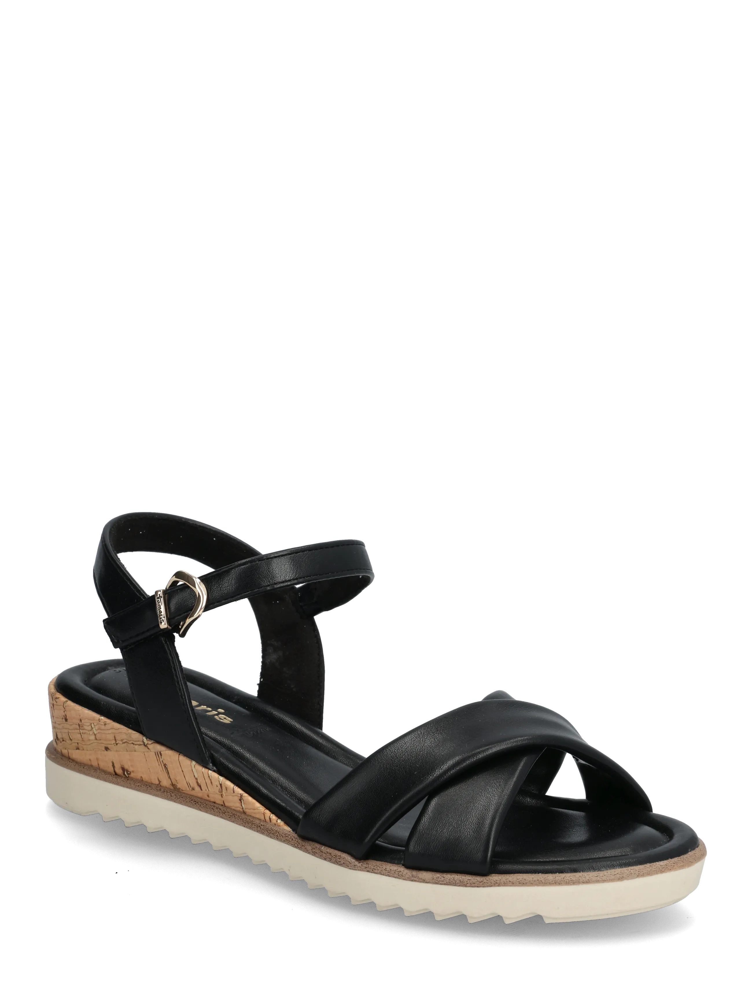 Tamaris Women Sandals, 42, Black, Sandaler > Flade, Dame