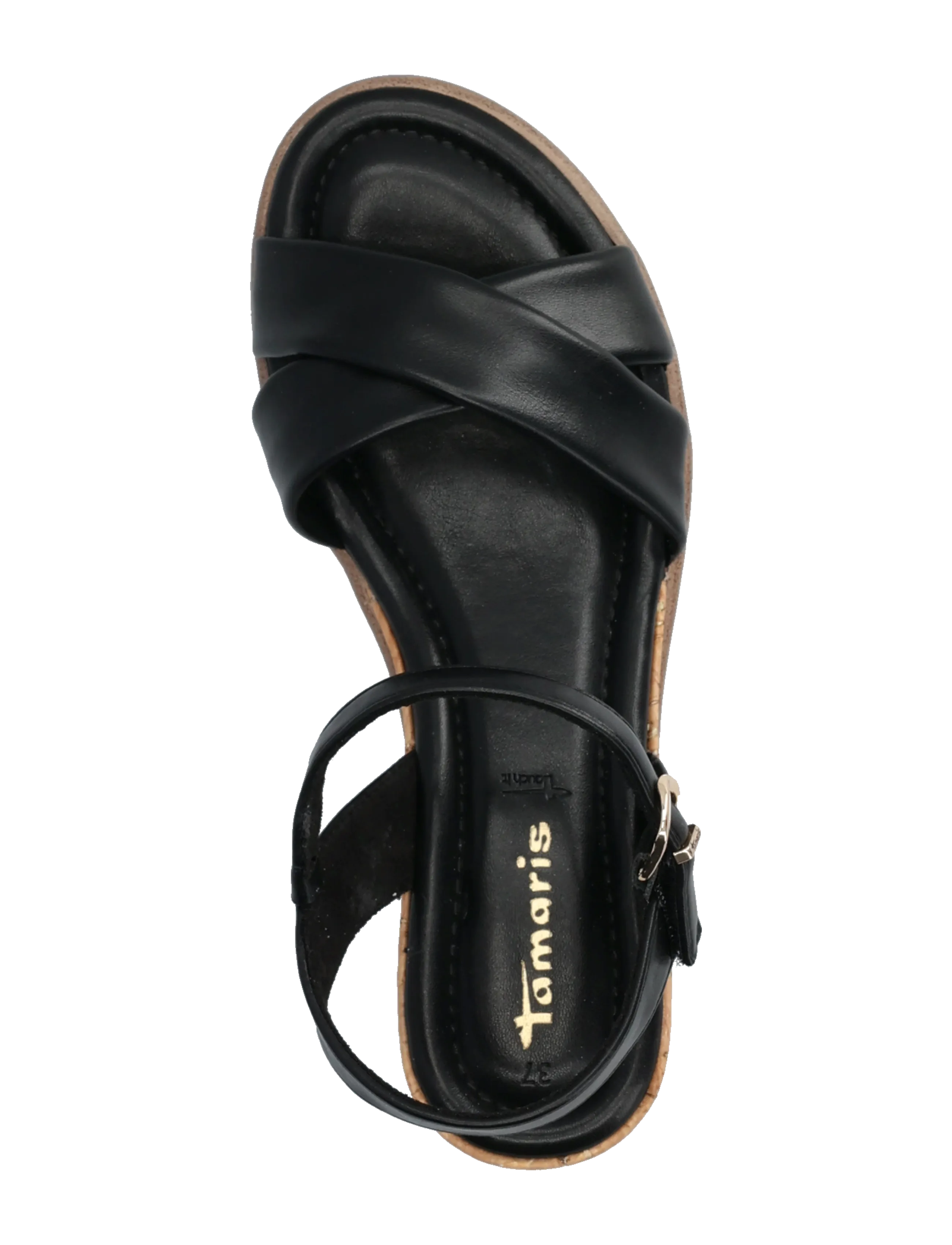 Tamaris - Women Sandals - wedge heels - black - 3