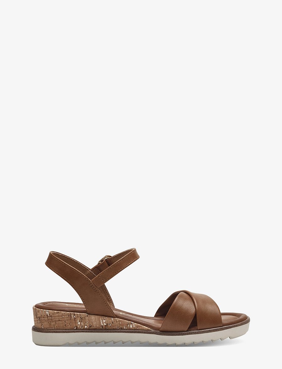 Tamaris - Women Sandals - wedge heels - cognac - 4