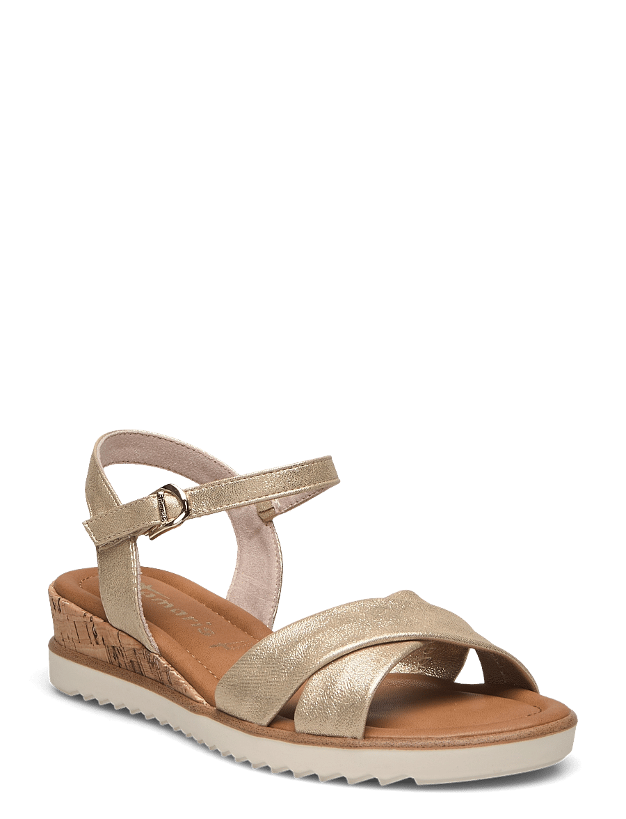 Tamaris - Women Sandals - wedge heels - light gold - 0