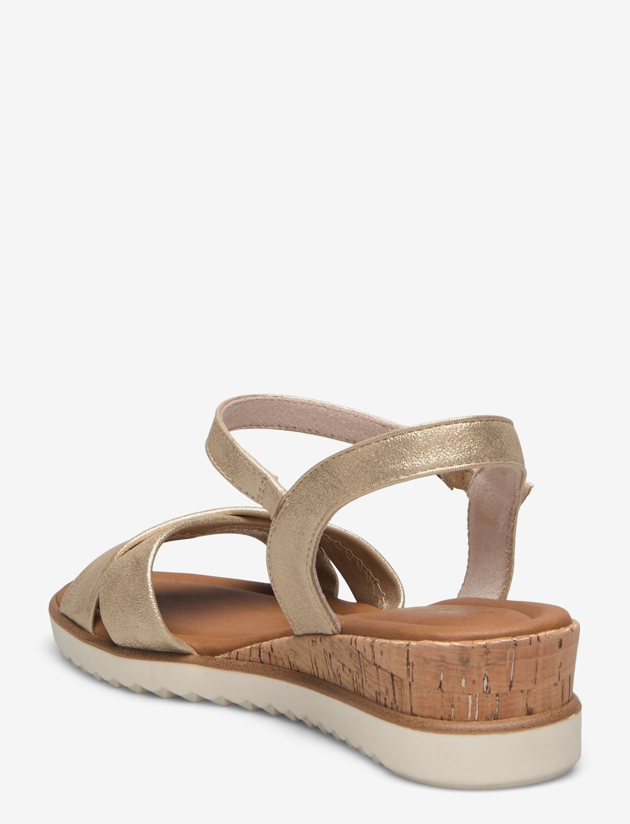 Tamaris - Women Sandals - keilabsatz schuhe - light gold - 2