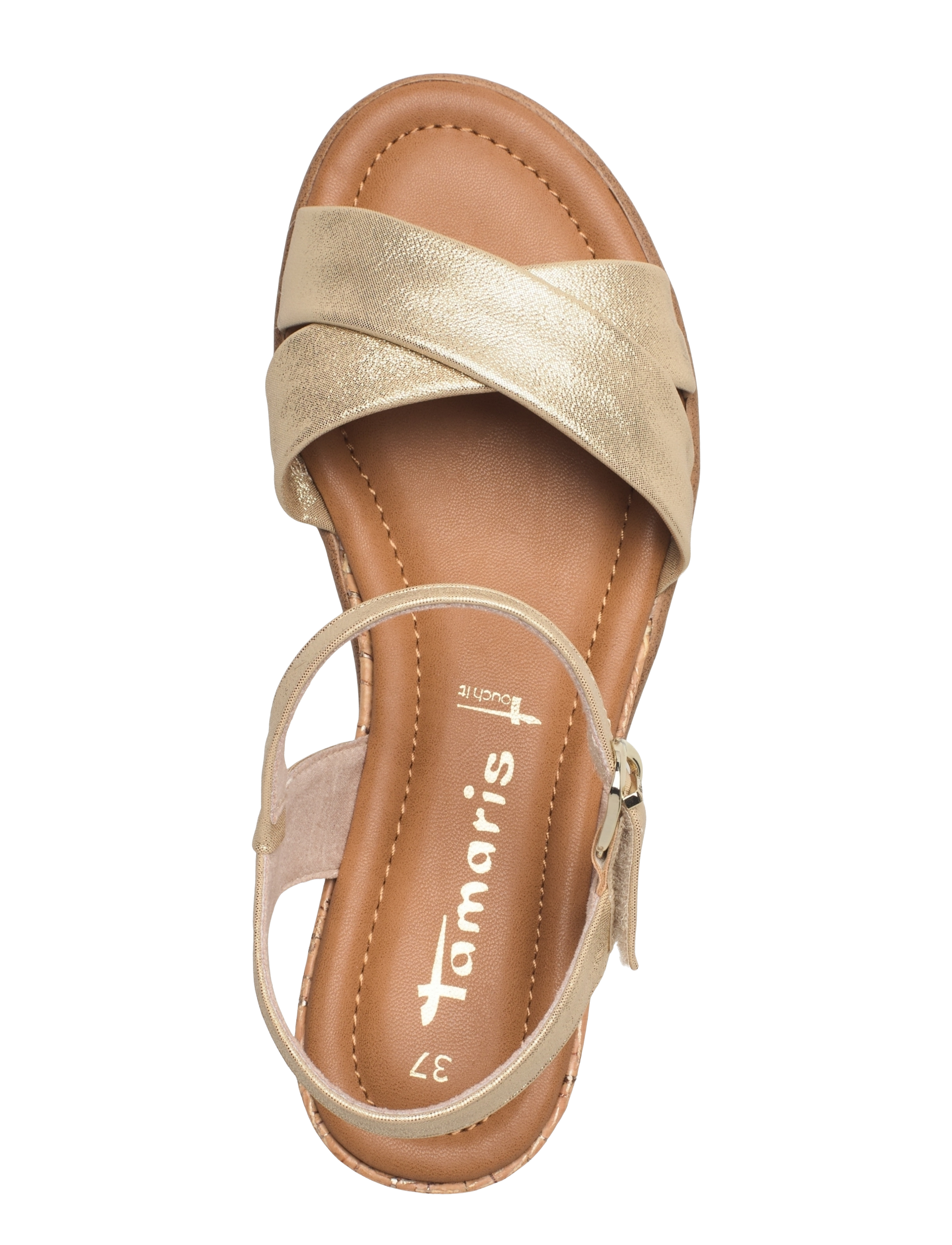 Tamaris - Women Sandals - kilklackar - light gold - 3