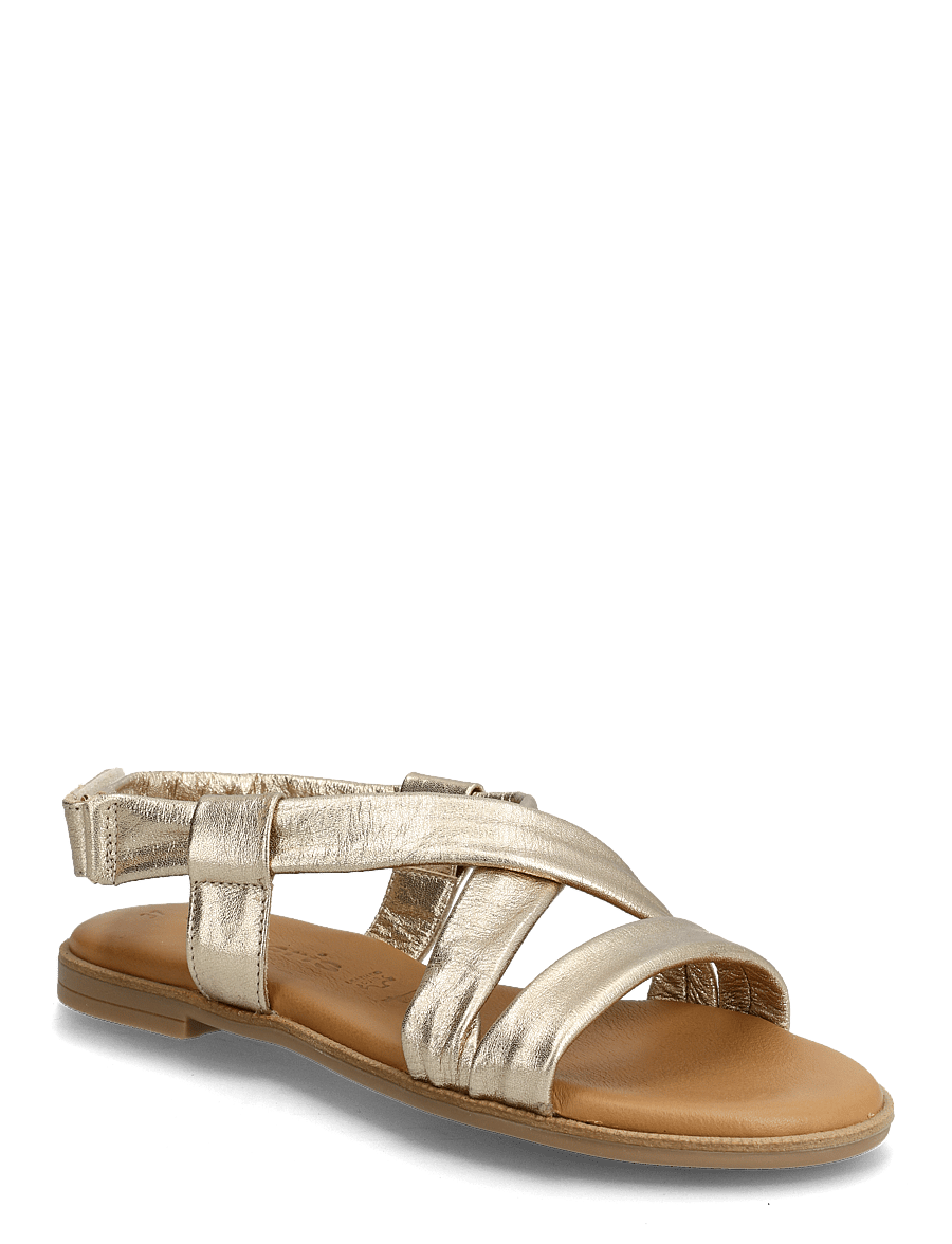 Tamaris - Women Sandals - flache sandalen - light gold - 0