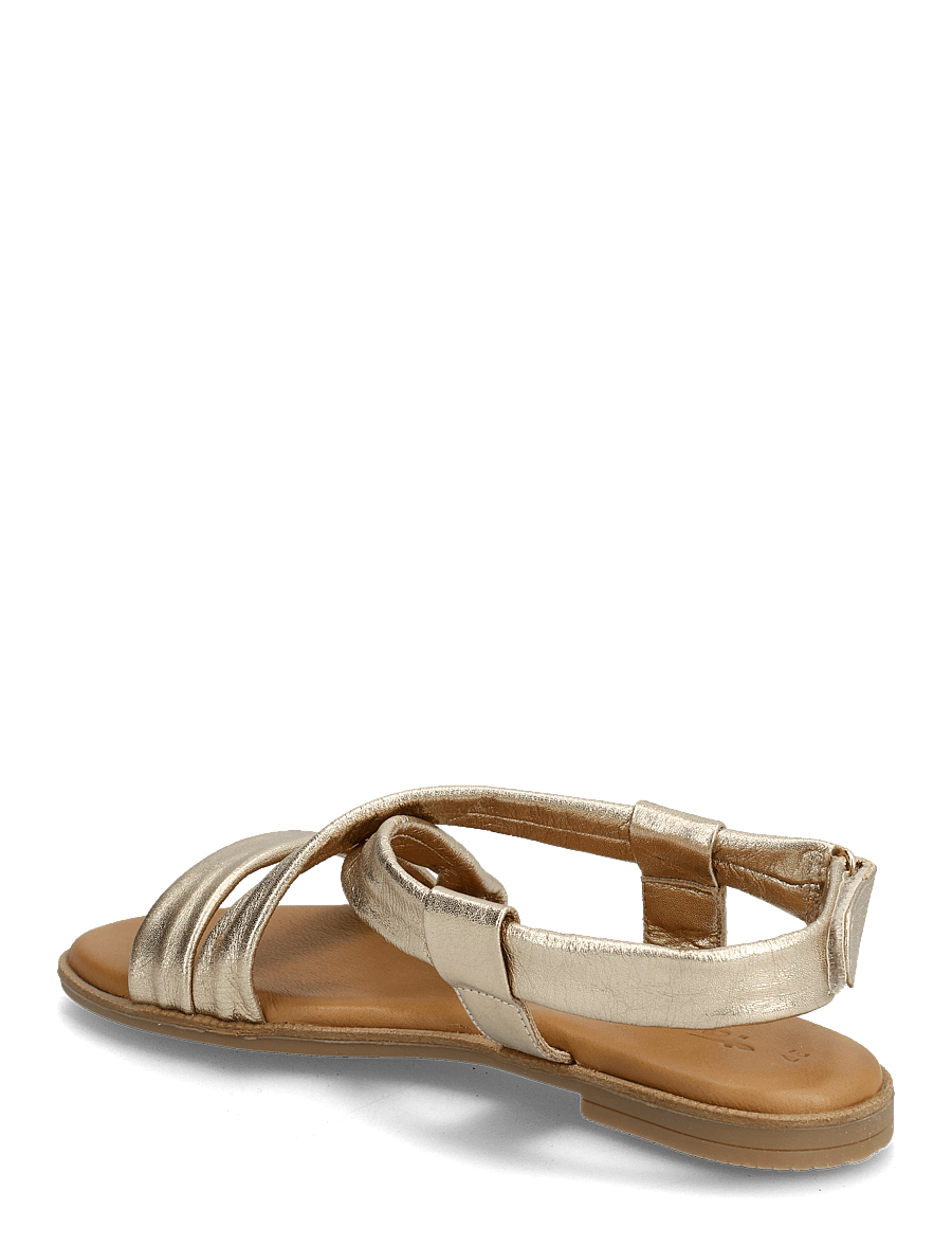 Tamaris - Women Sandals - flache sandalen - light gold - 2