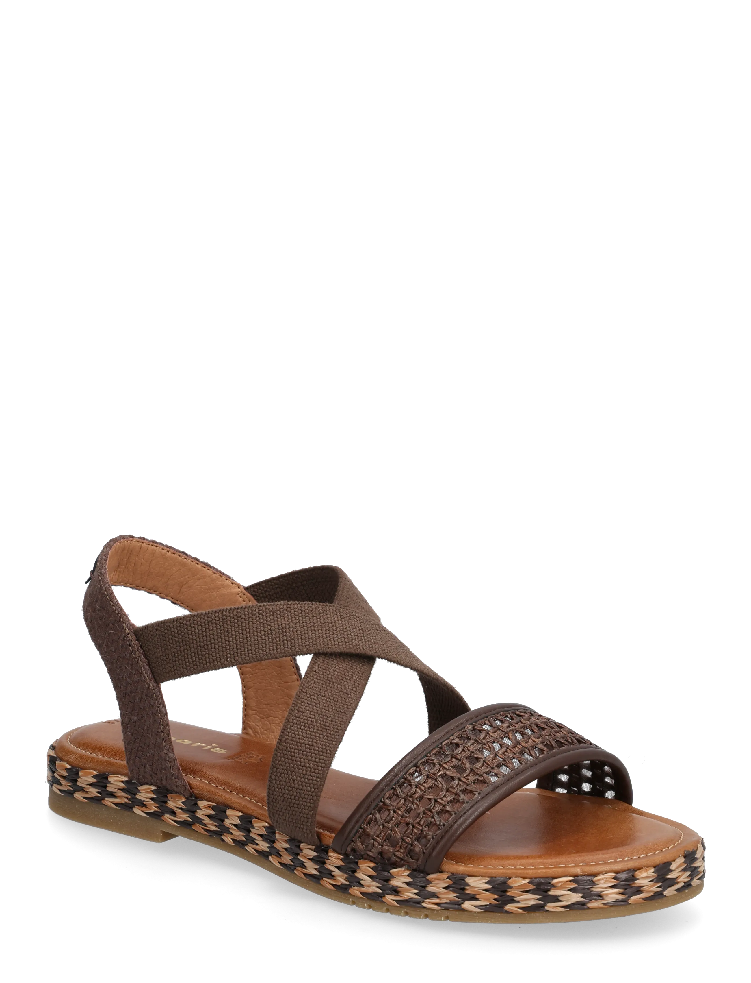 Tamaris Women Sandals, 36, Brown, Sandaler > Flade Sandals, Dame