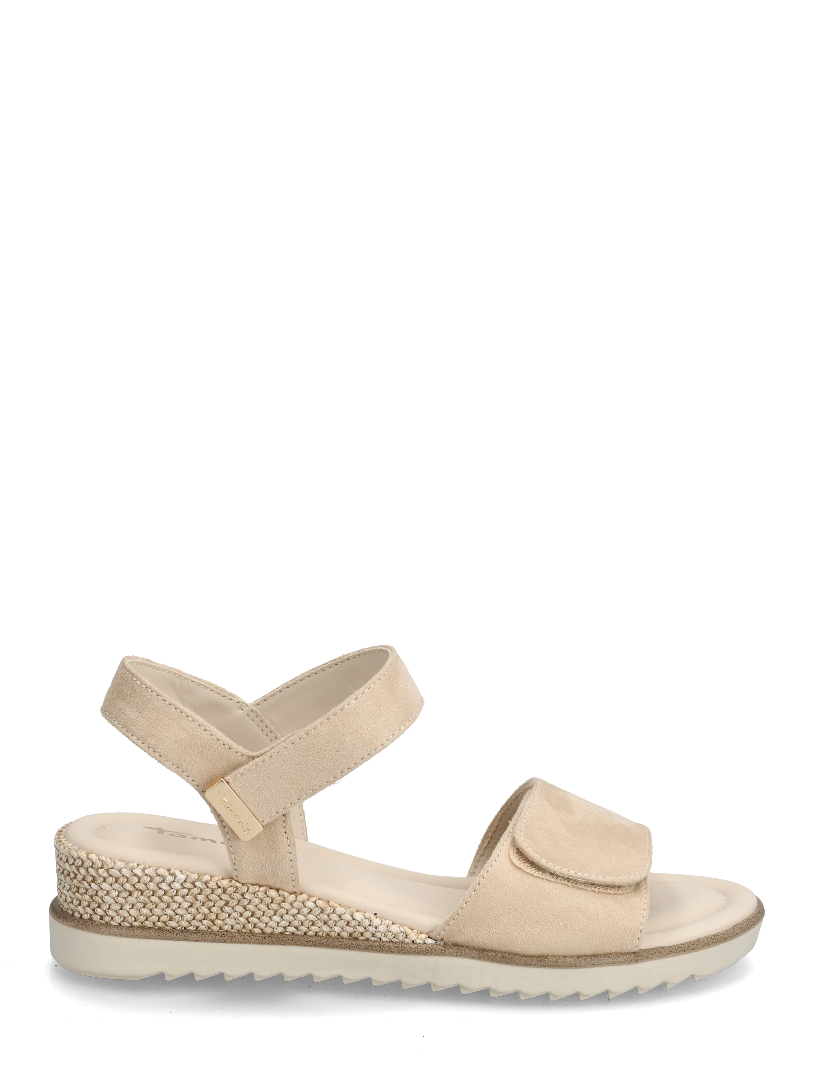 Tamaris - Women Sandals - wedge heels - nude - 1
