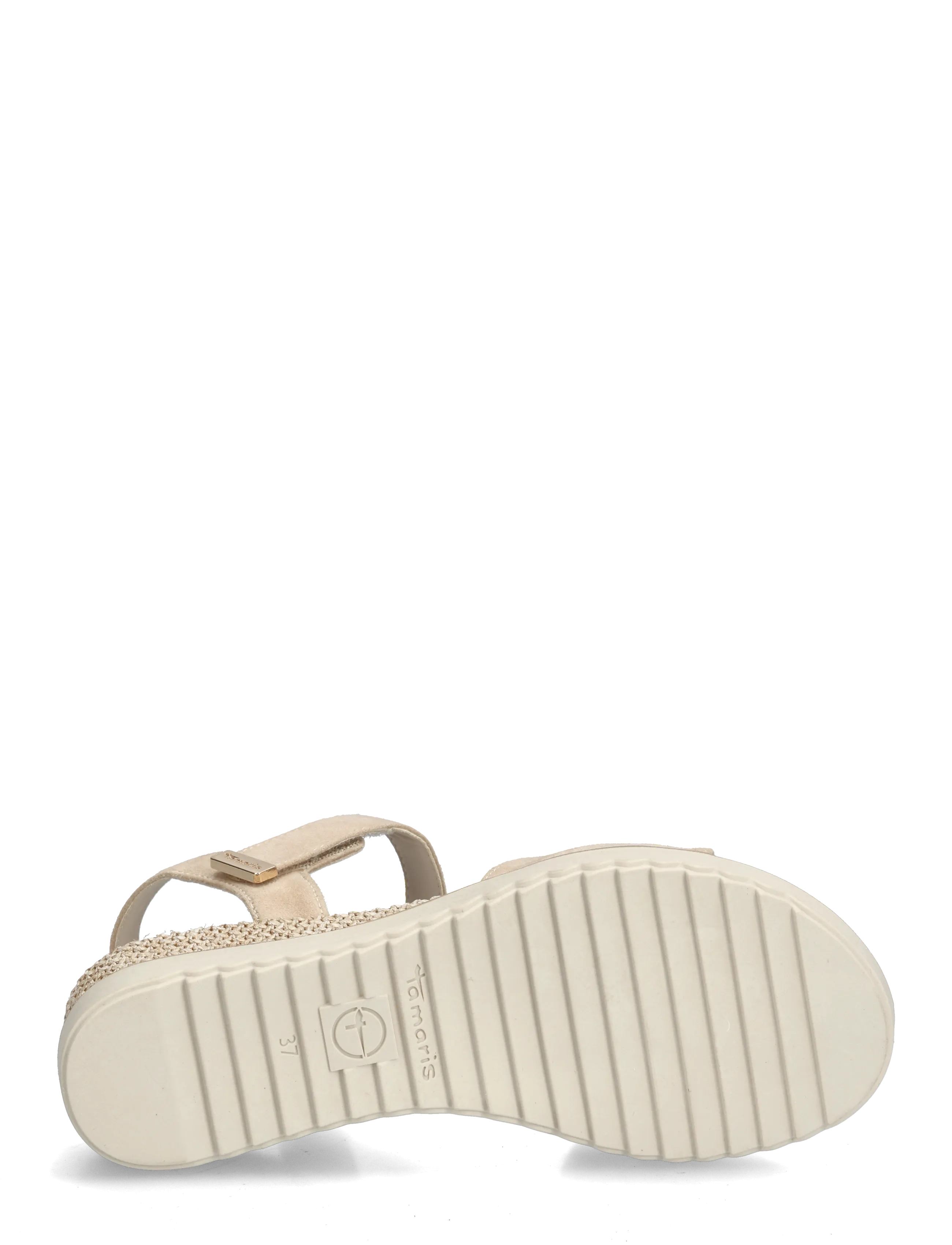 Tamaris - Women Sandals - wedge heels - nude - 4