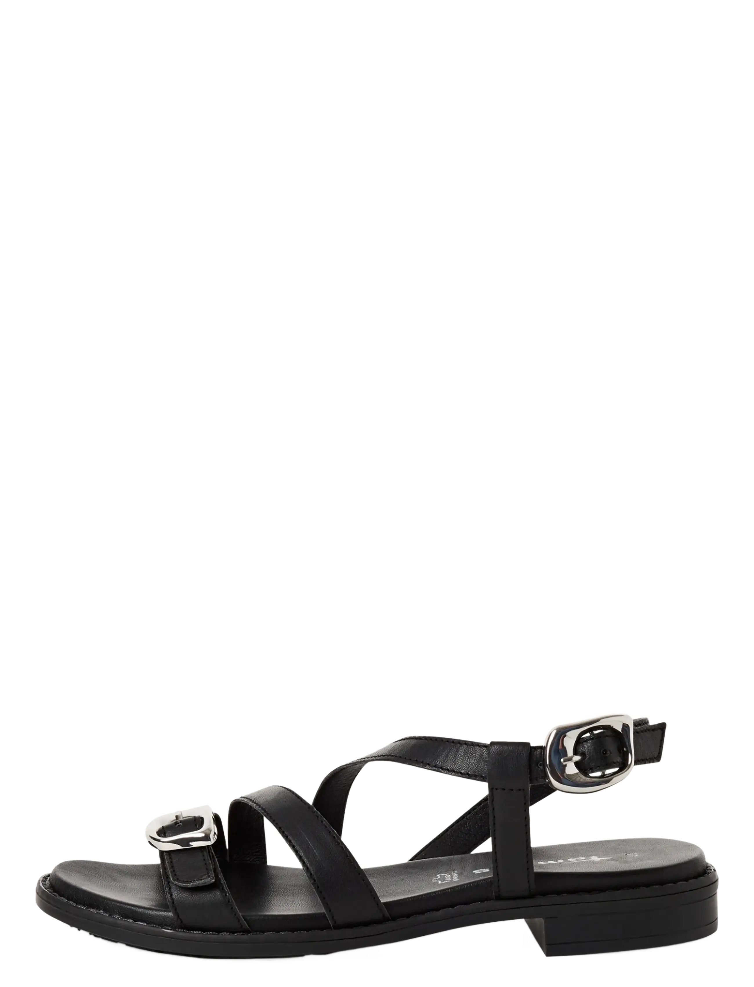 Tamaris - Women Sandals - platta sandaler - black - 1