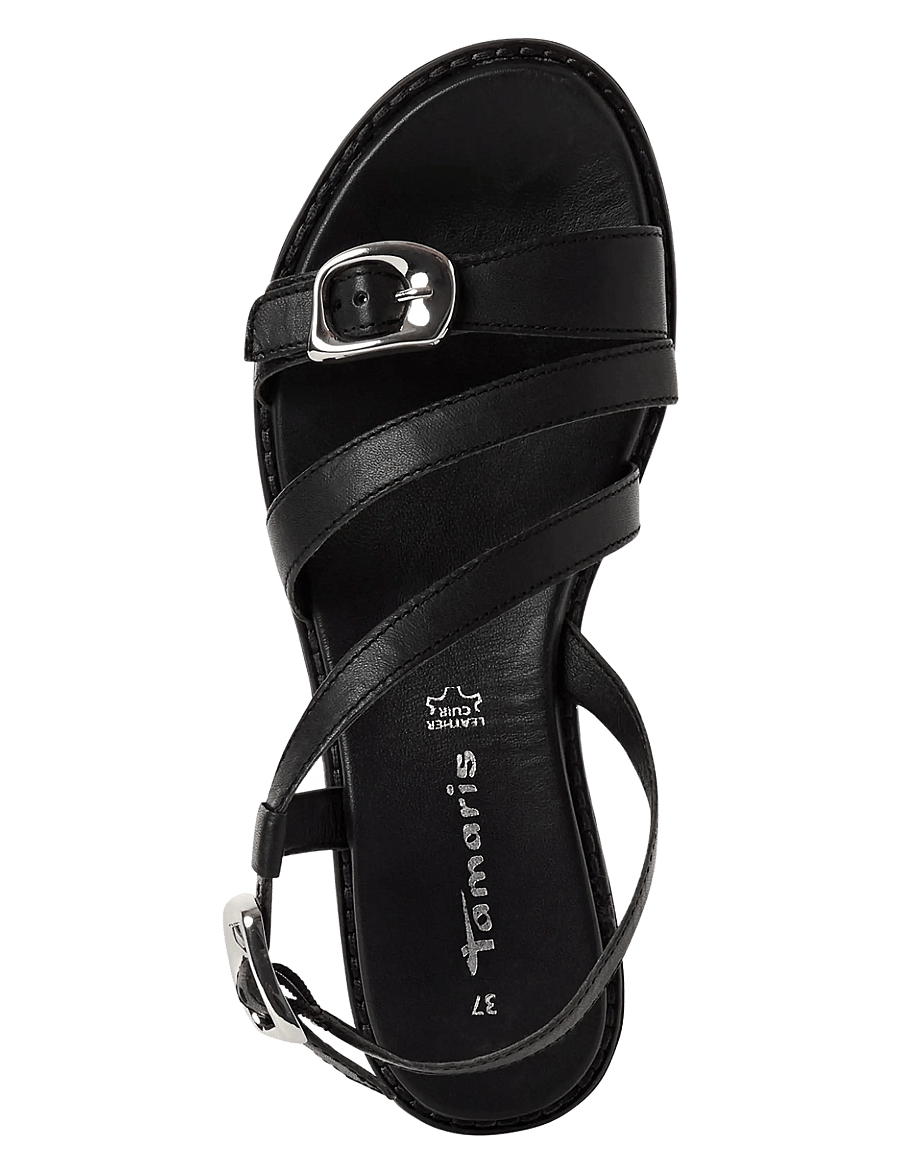 Tamaris - Women Sandals - flache sandalen - black - 4