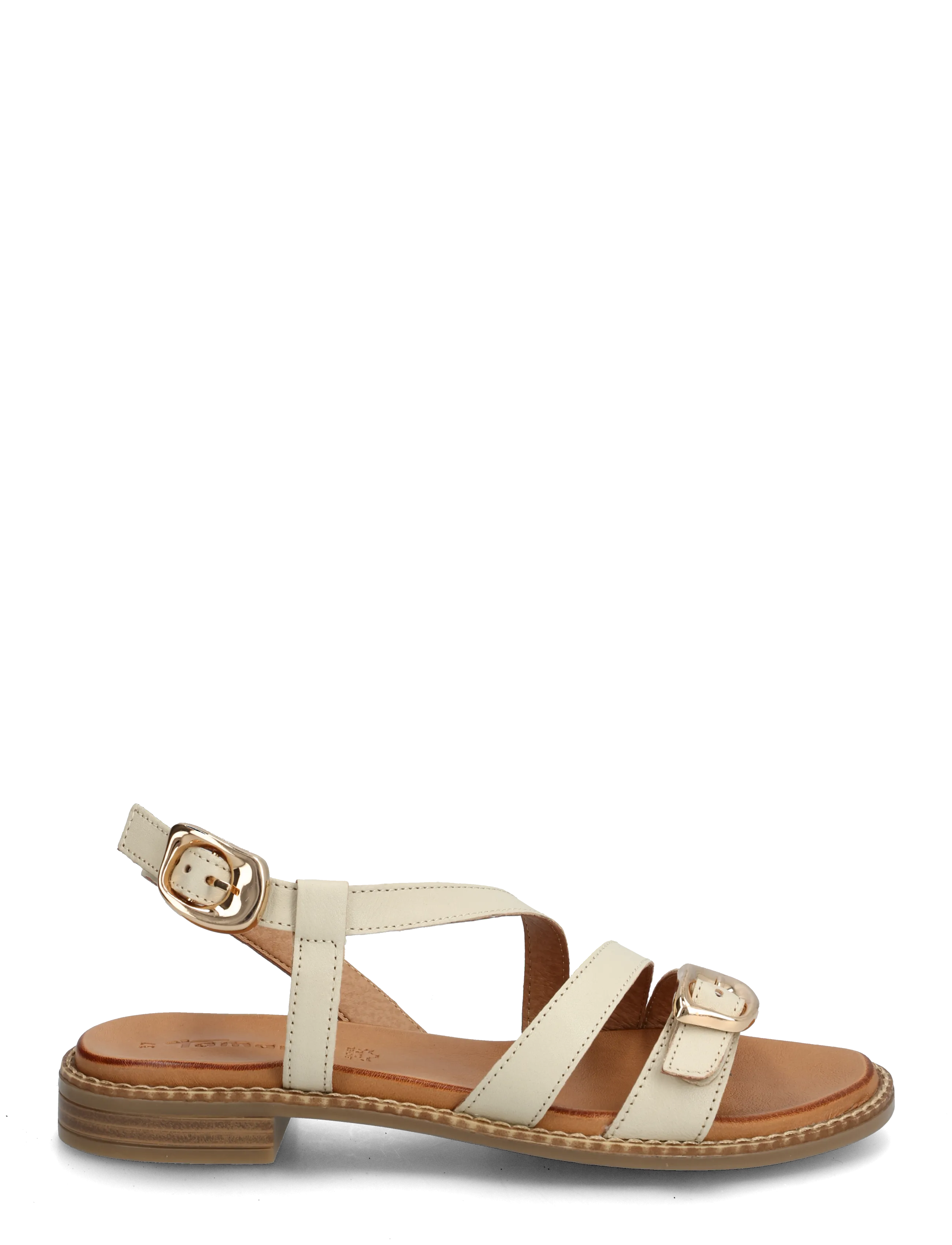Tamaris - Women Sandals - platta sandaler - ivory - 1