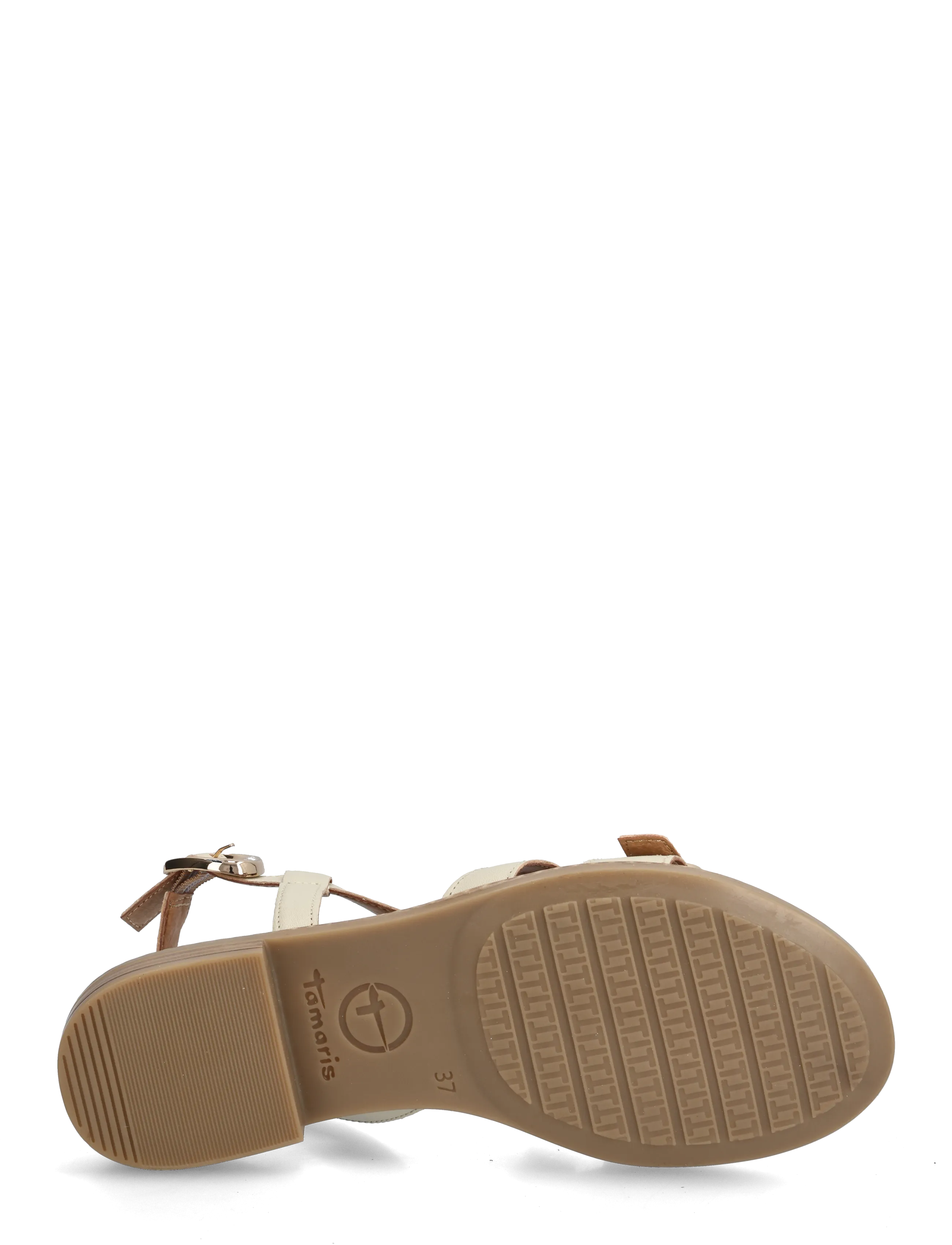 Tamaris - Women Sandals - platta sandaler - ivory - 4