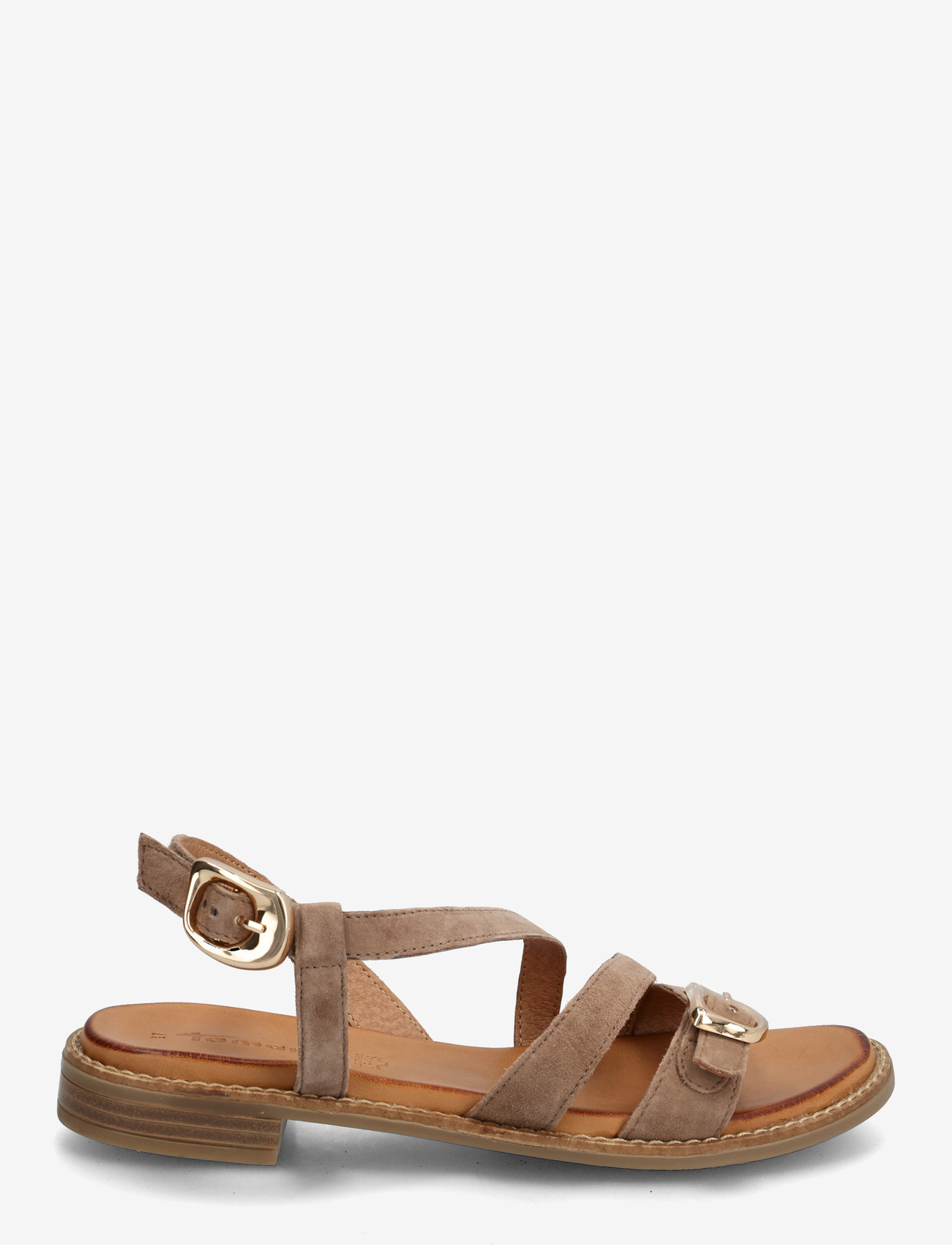 Tamaris - Women Sandals - flache sandalen - taupe suede - 2