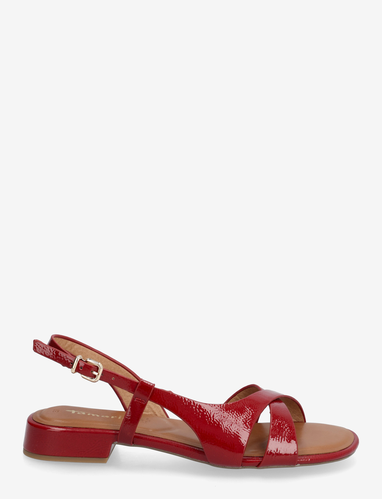 Tamaris - Women Sandals - kontsata sandaalid - cherry patent - 2