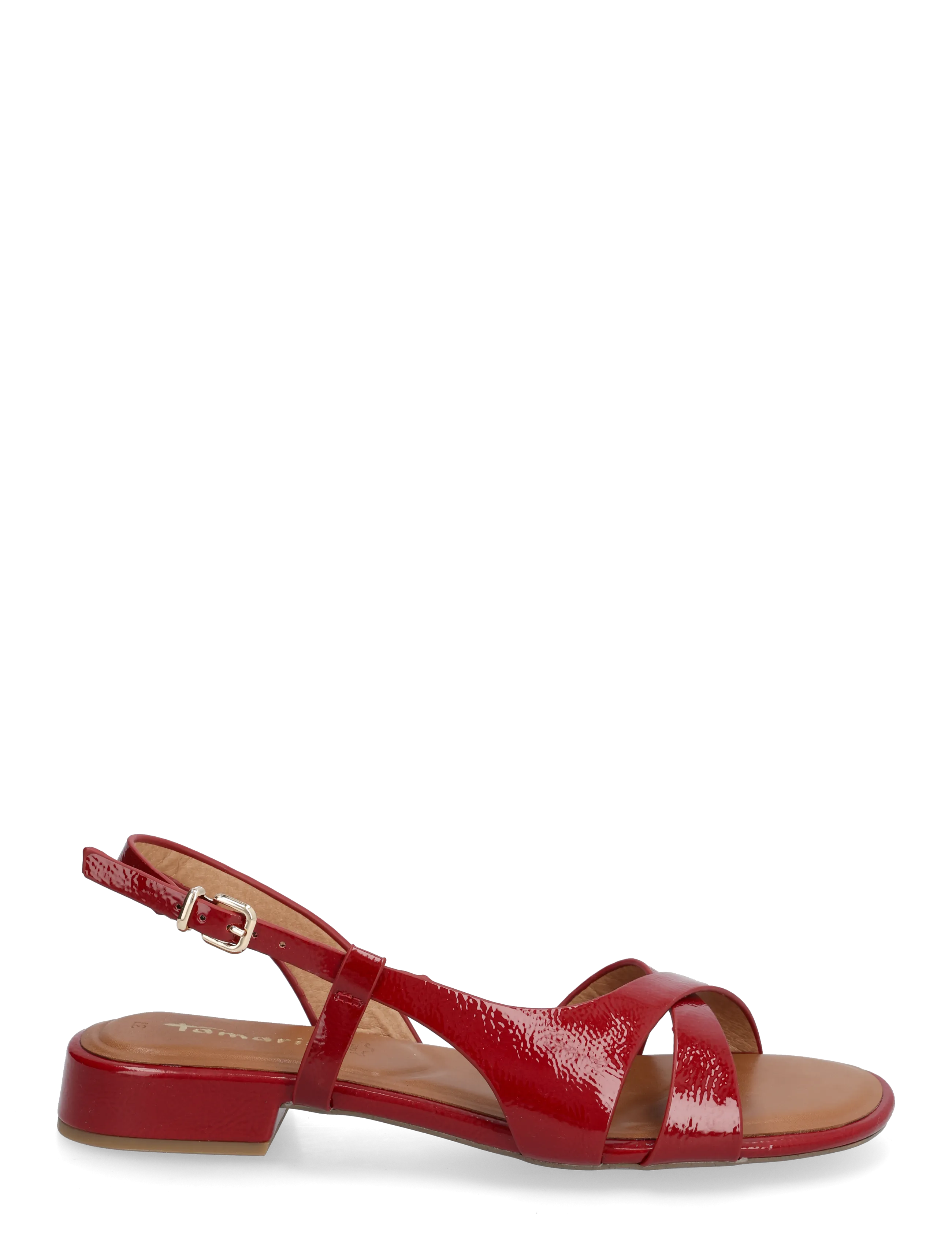 Tamaris - Women Sandals - flache sandalen - cherry patent - 2