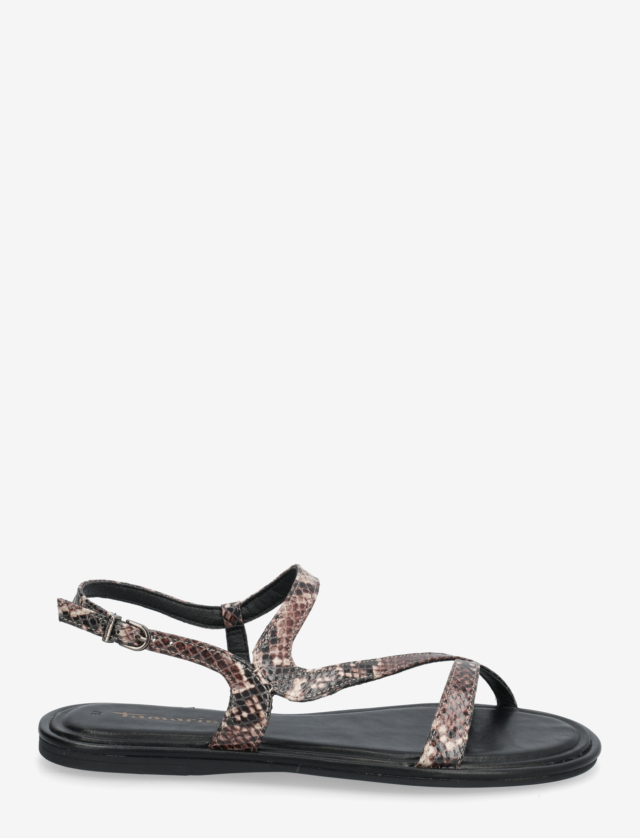 Tamaris - Women Sandals - flache sandalen - brown snake - 1