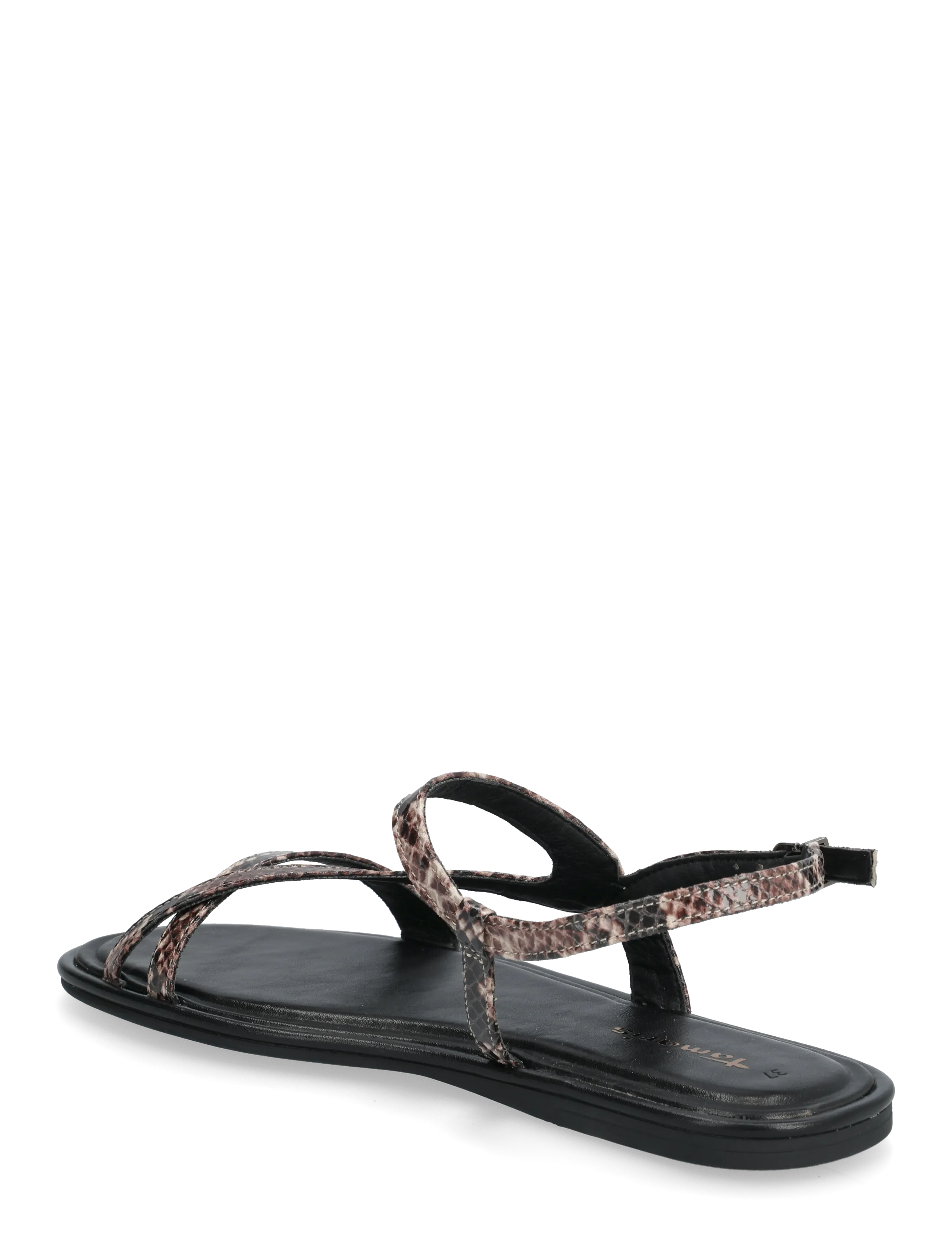 Tamaris - Women Sandals - platta sandaler - brown snake - 2