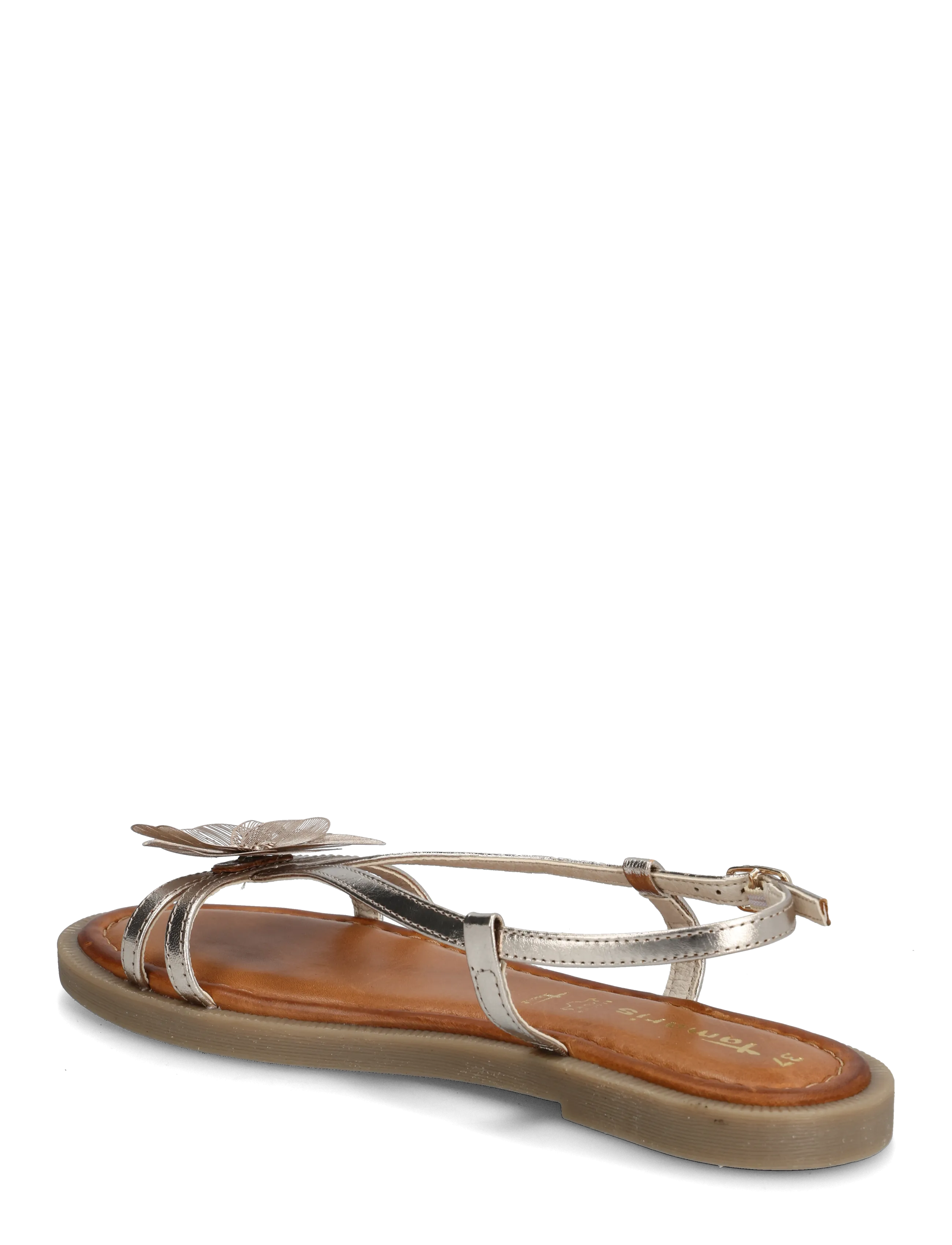 Tamaris - Women Sandals - flache sandalen - light gold - 2