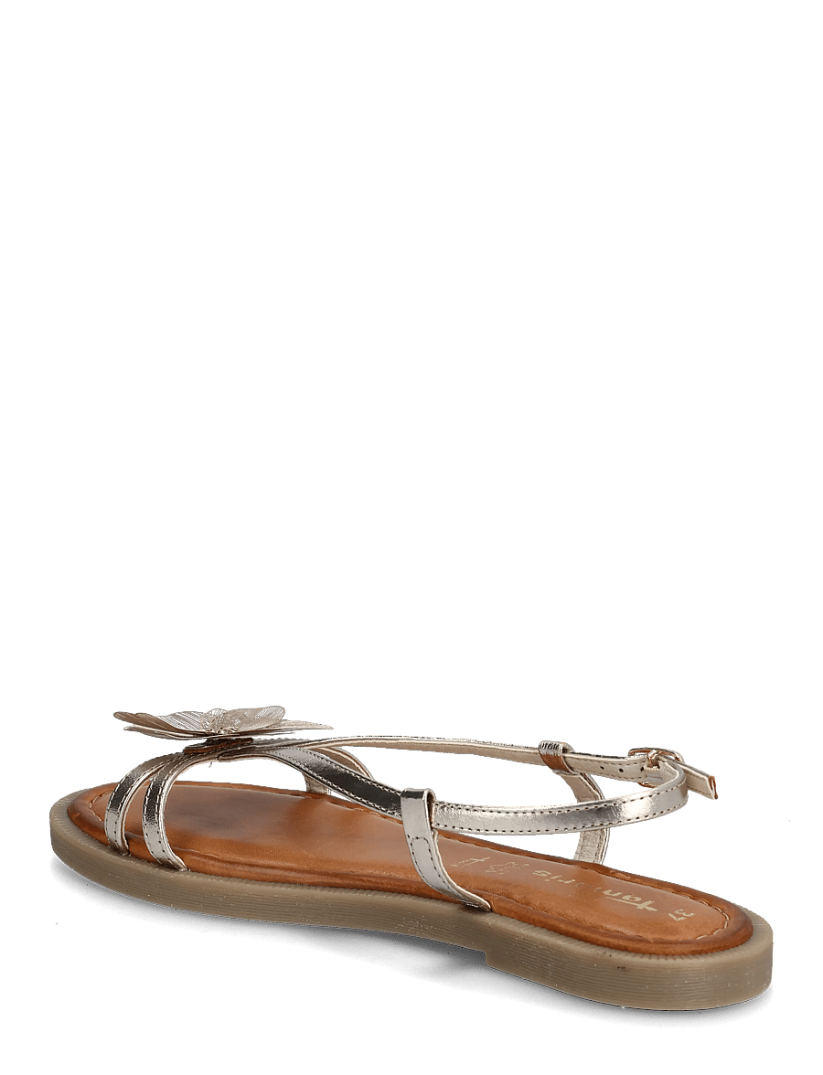 Tamaris - Women Sandals - flache sandalen - light gold - 2