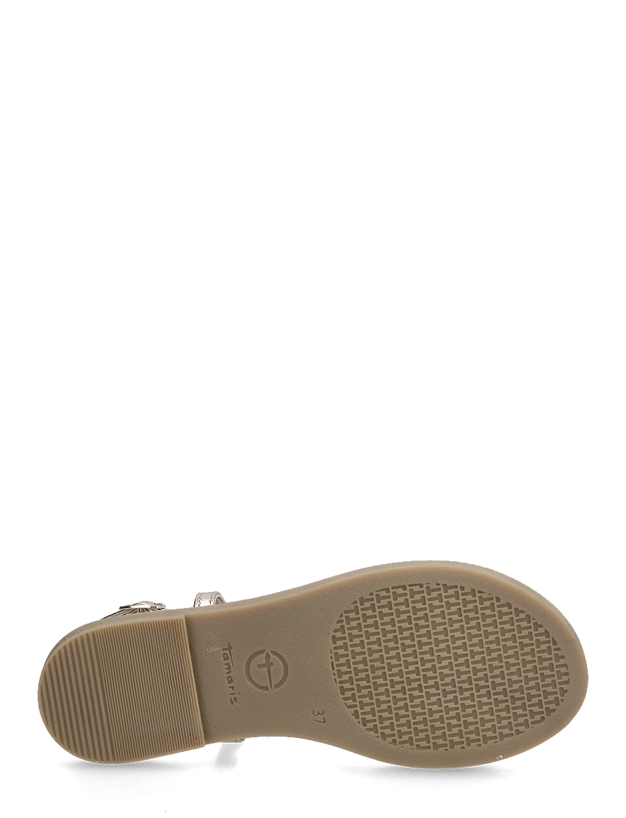 Tamaris - Women Sandals - flache sandalen - light gold - 4