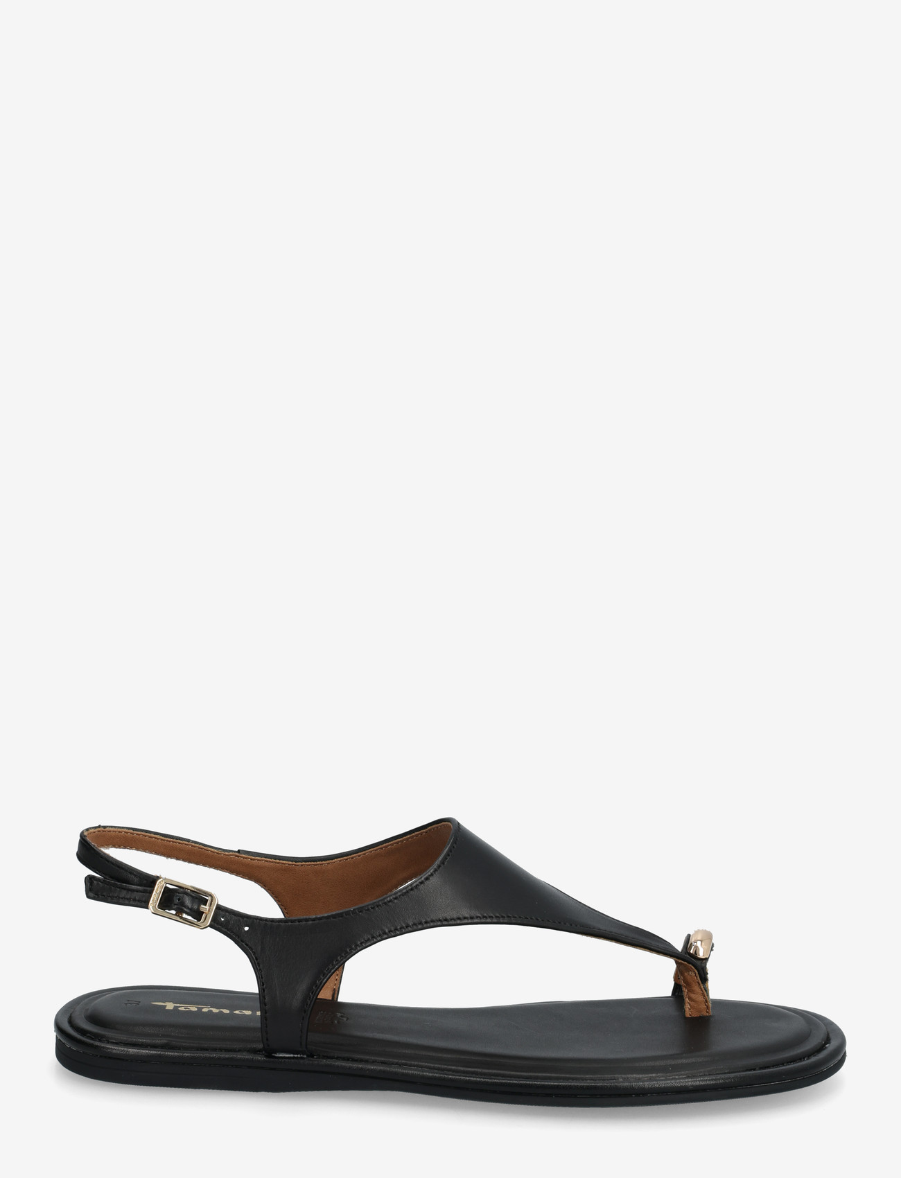 Tamaris - Women Sandals - kontsata sandaalid - black leather - 1