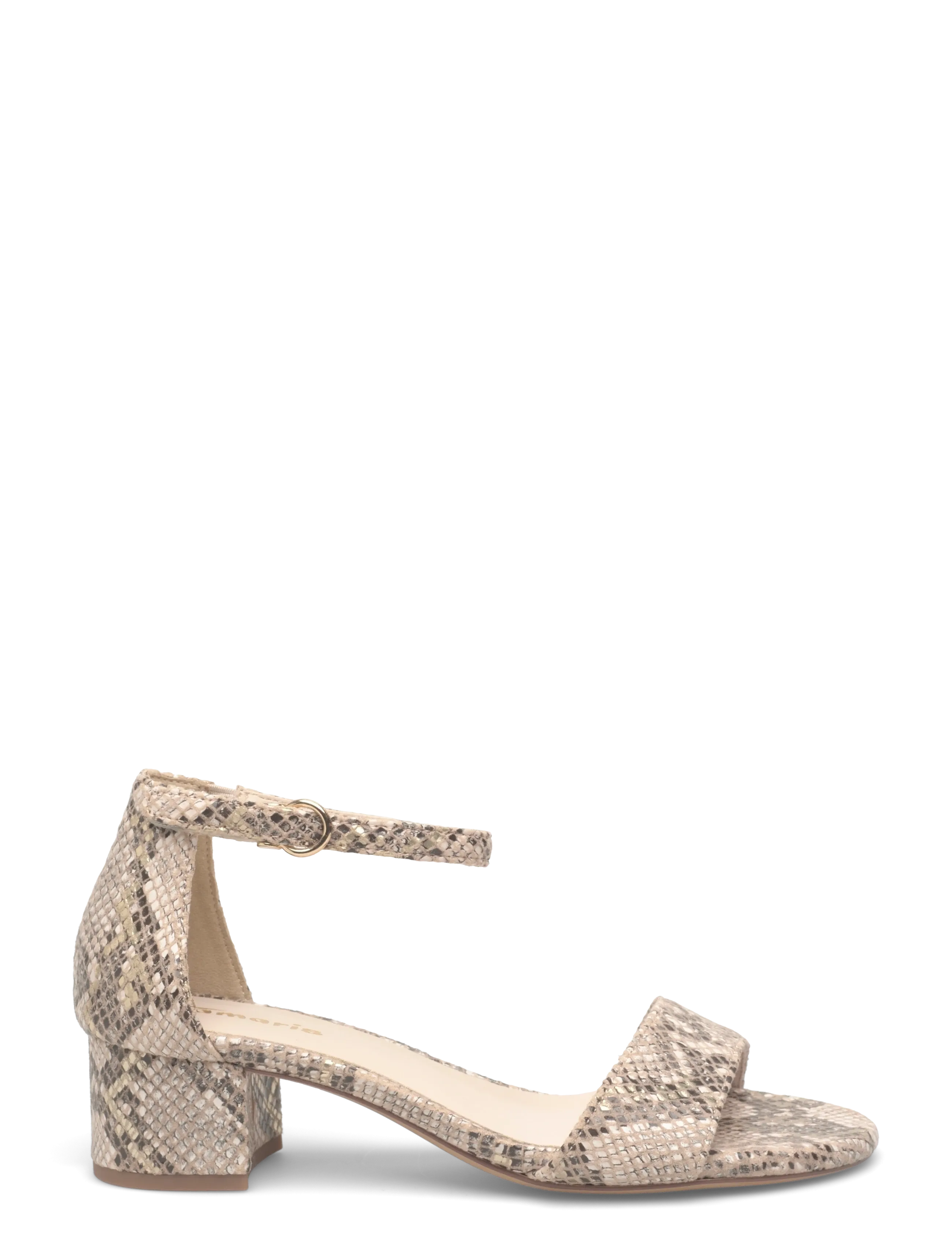 Tamaris - Women Sandals - augstpapēžu sandales - beige snake - 1