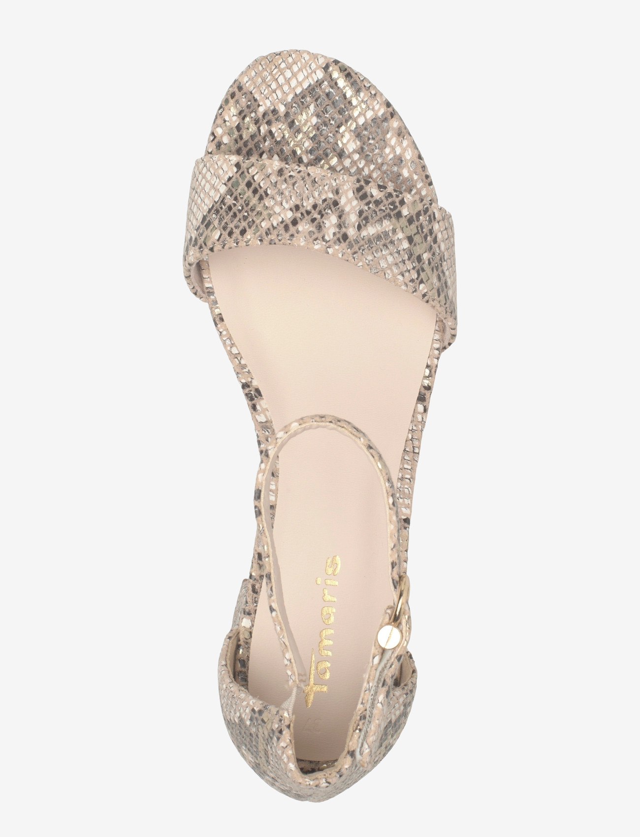 Tamaris - Women Sandals - sandaler med hæl - beige snake - 3