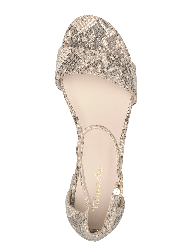 Tamaris - Women Sandals - sandaler med hæl - beige snake - 3