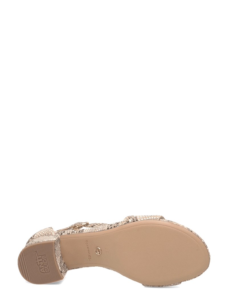 Tamaris - Women Sandals - sandaler med hæl - beige snake - 4
