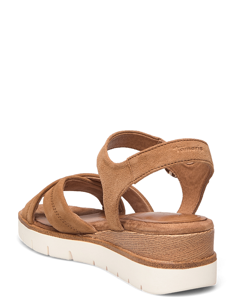 Tamaris - Women Sandals - lahtised kontsakingad - camel - 2