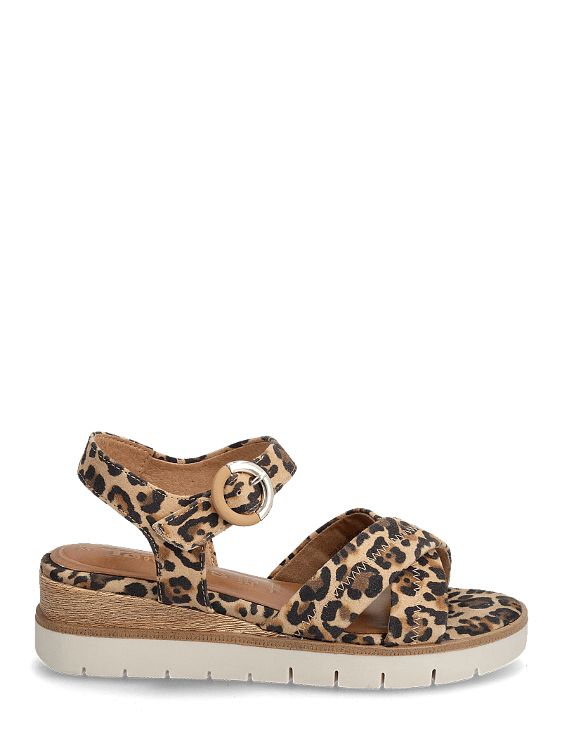 Tamaris - Women Sandals - lahtised kontsakingad - leopard - 1