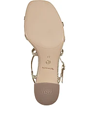 Tamaris - Women Sandals - sandaler med hæl - light gold structure - 2